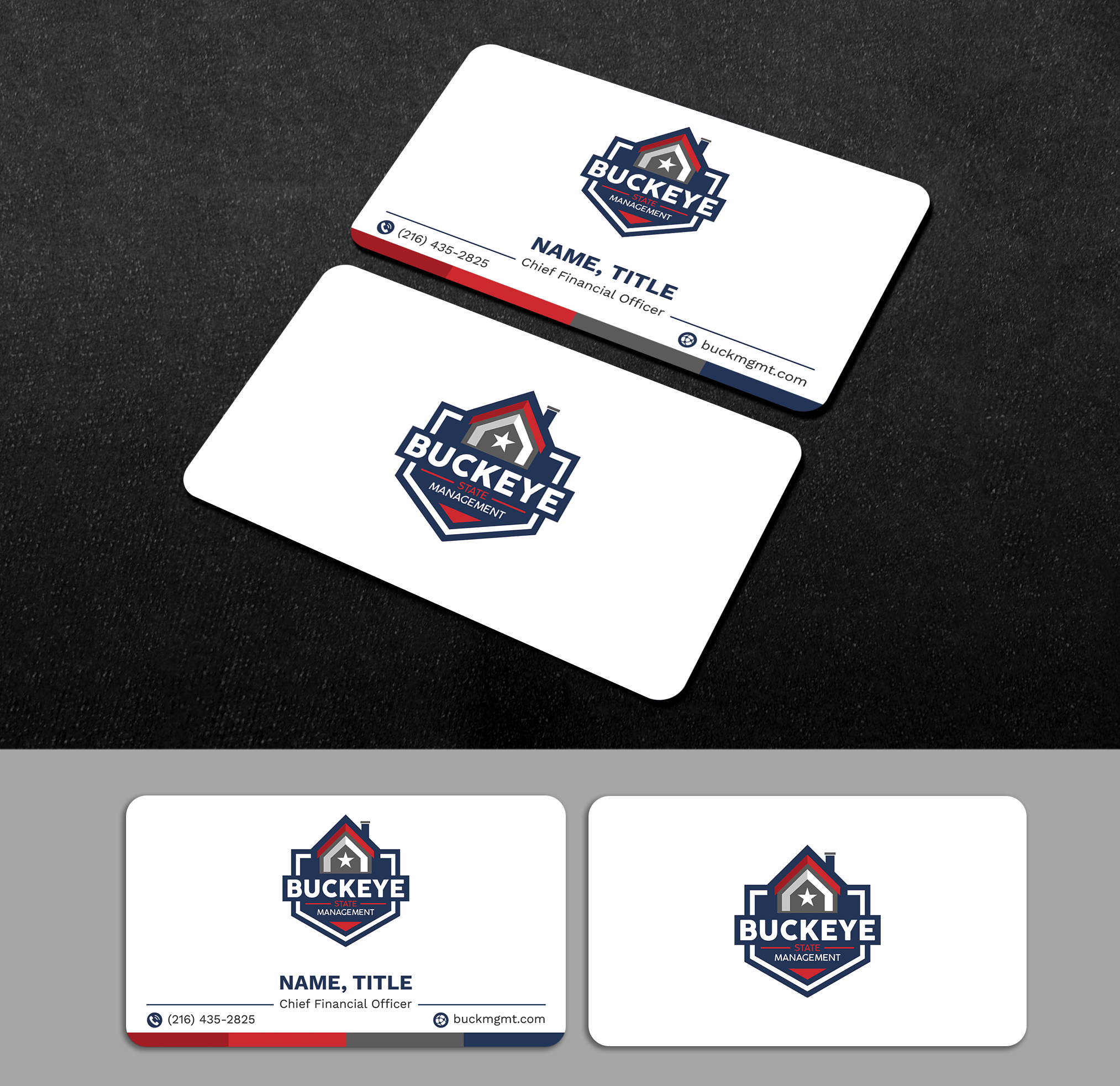 Design de Carte de Visite par SM~ Designer pour Buckeye State Management | Design #37207484