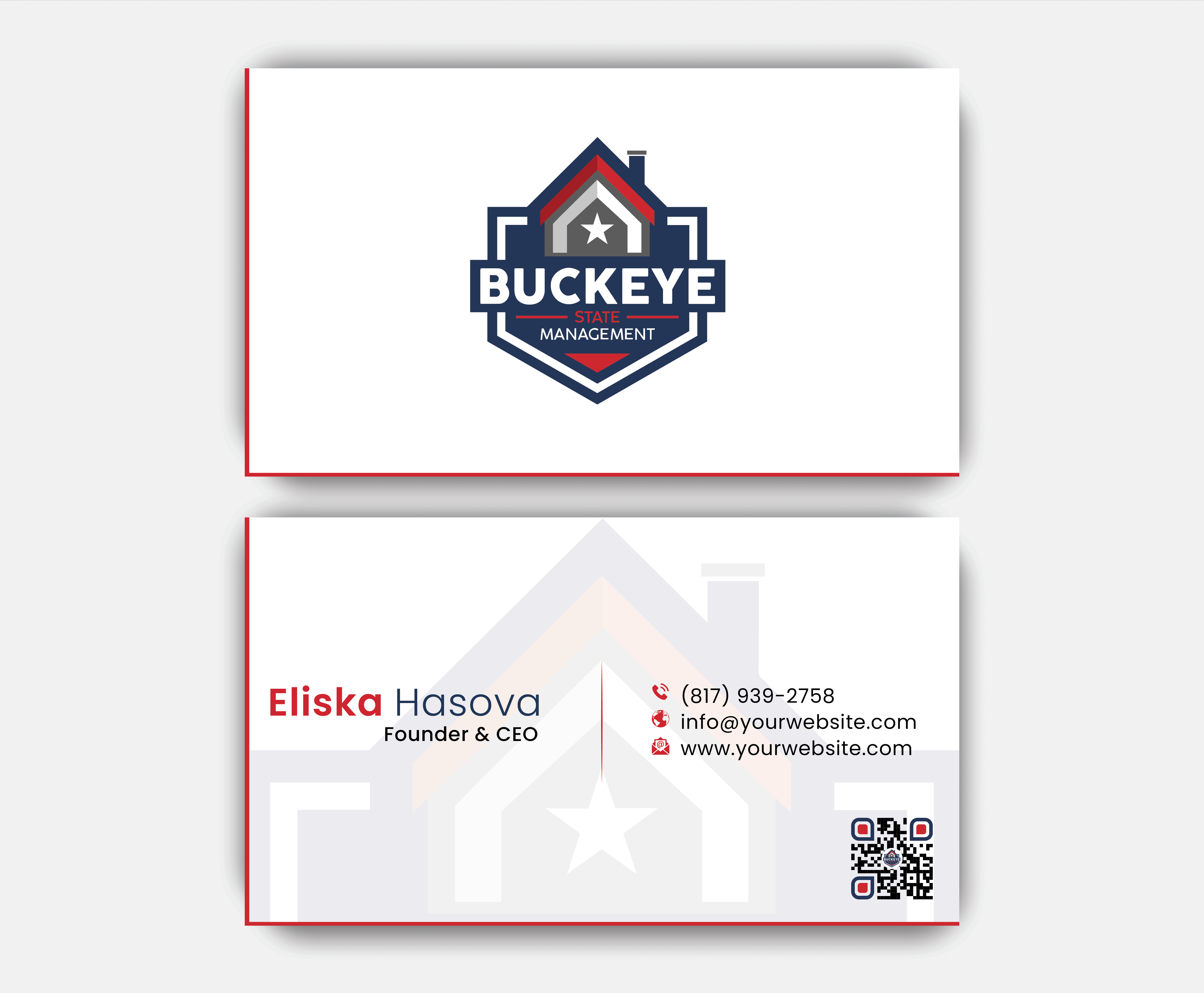 Design de Carte de Visite par DesignerShahadat pour Buckeye State Management | Design #37179439