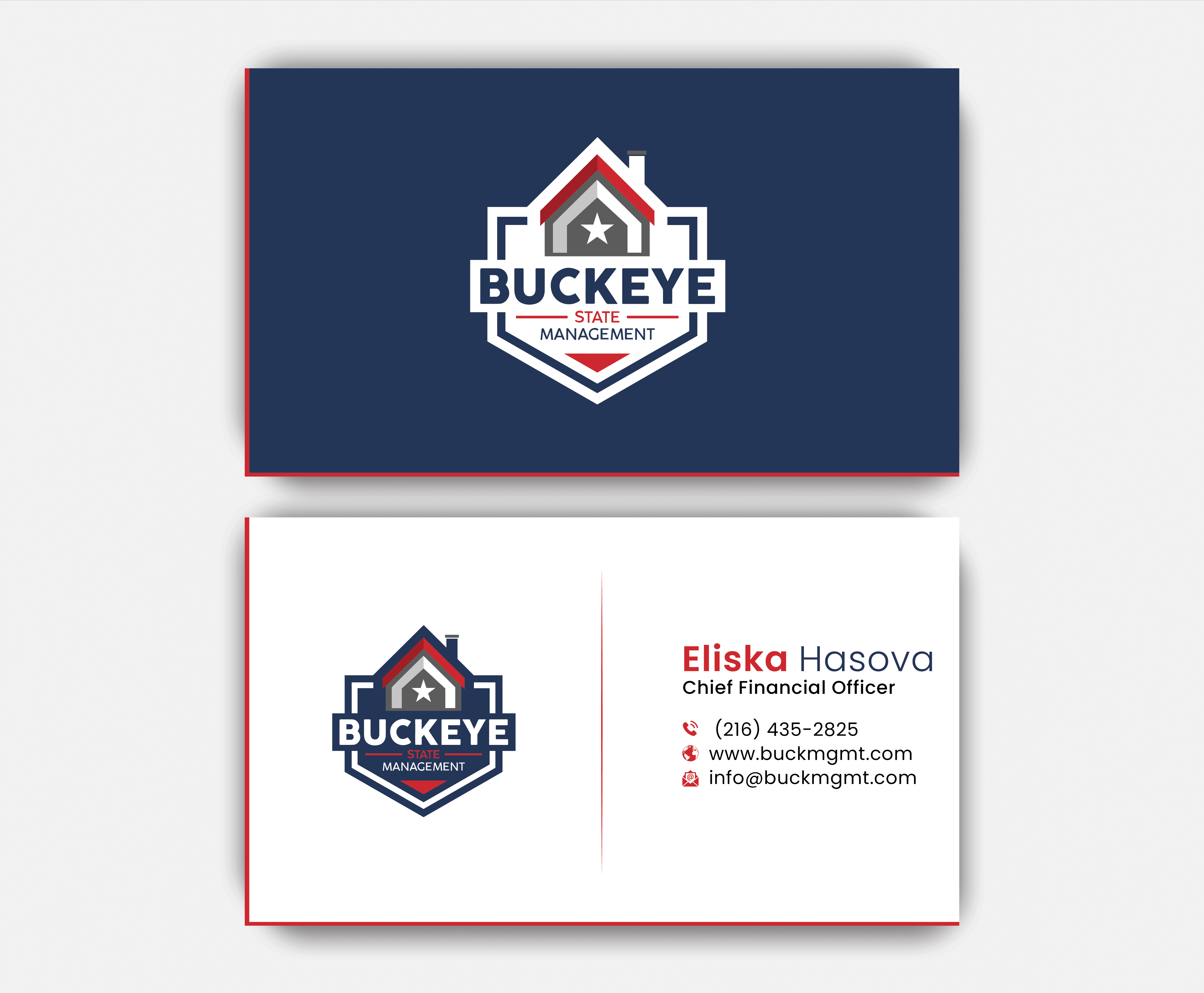 Design de Carte de Visite par DesignerShahadat pour Buckeye State Management | Design #37179441