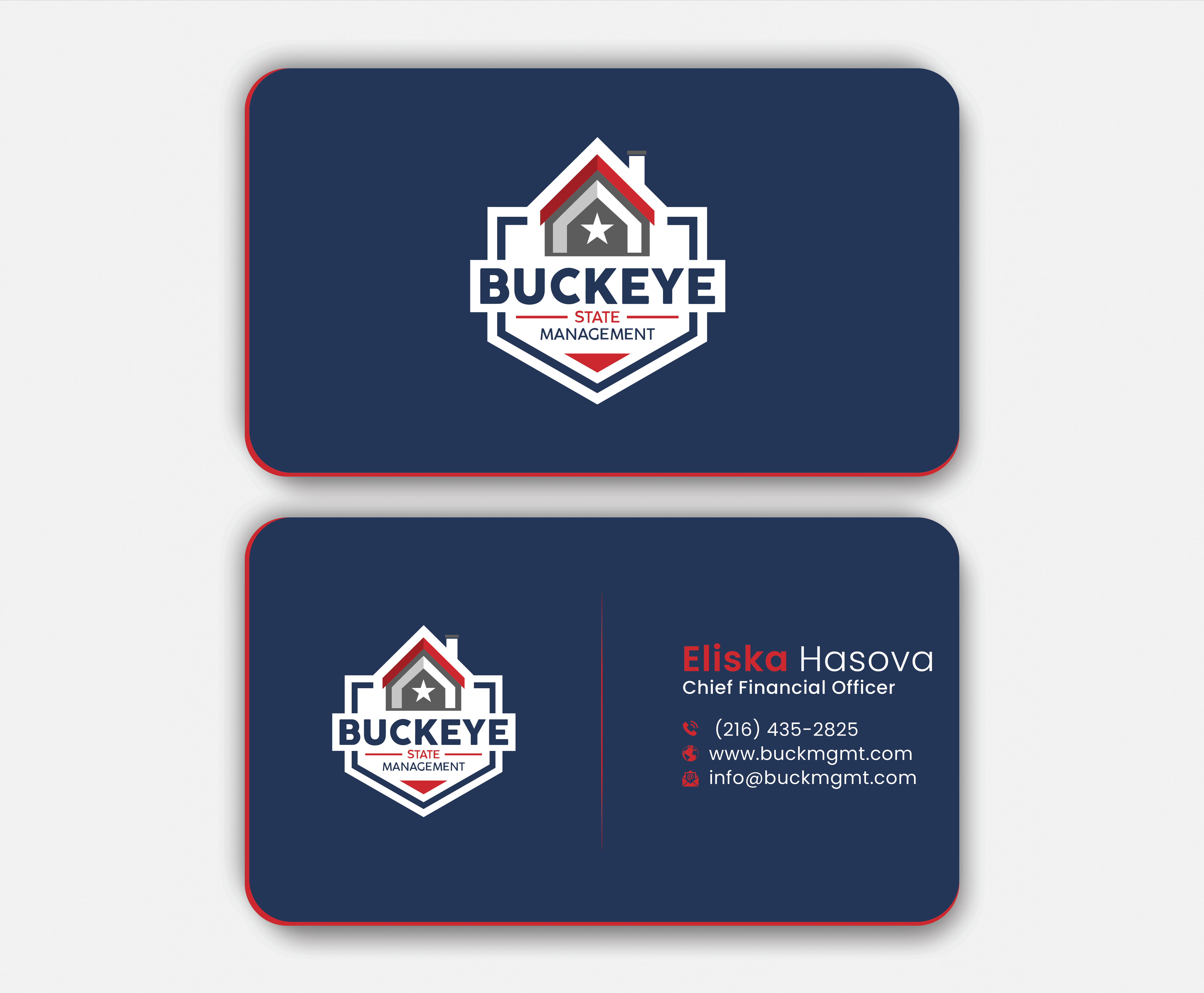 Design de Carte de Visite par DesignerShahadat pour Buckeye State Management | Design #37179457