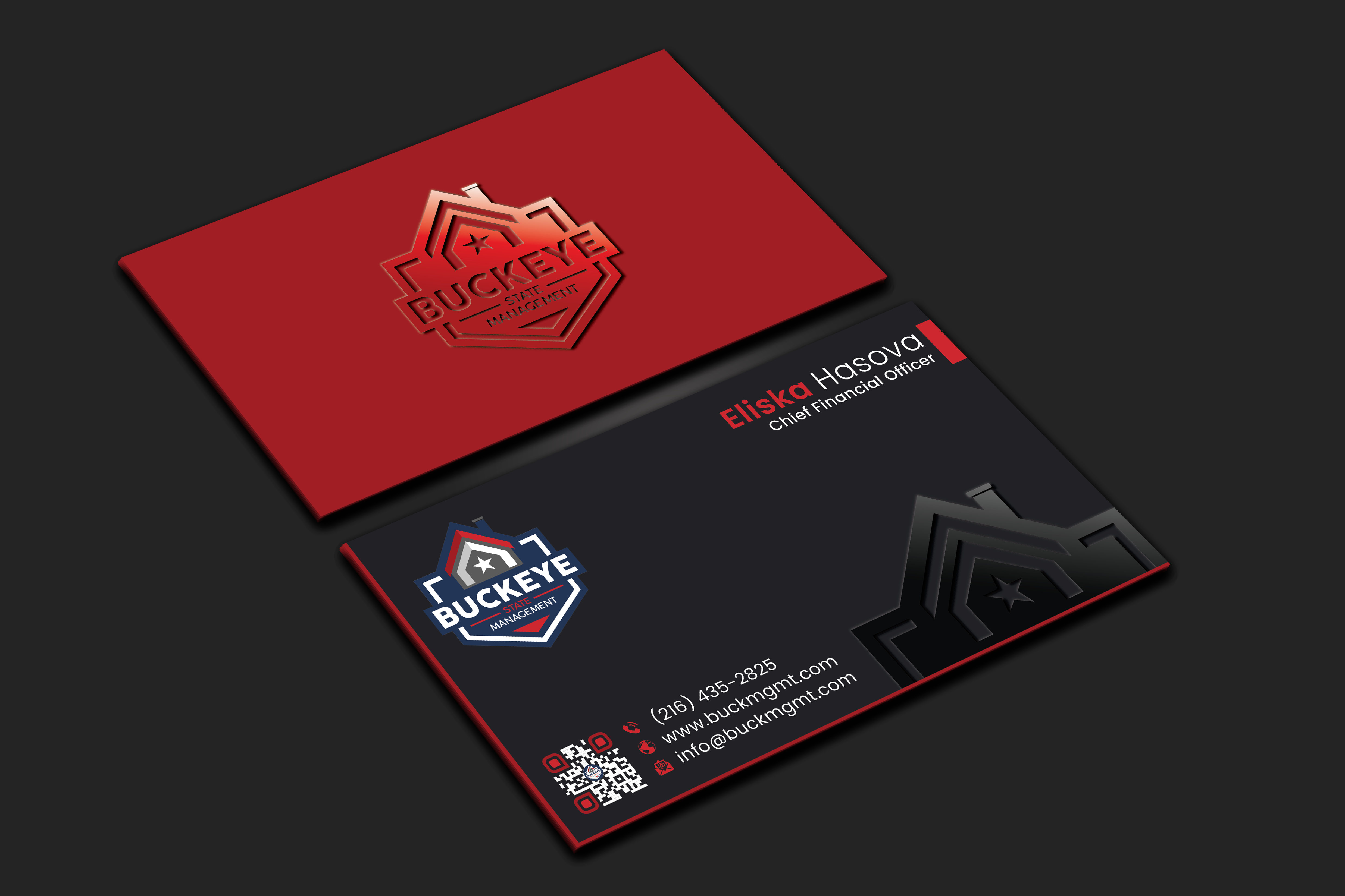 Design de Carte de Visite par DesignerShahadat pour Buckeye State Management | Design #37179475