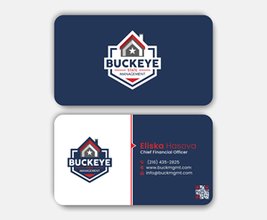 Design de Carte de Visite par DesignerShahadat pour Buckeye State Management | Design : #37179614