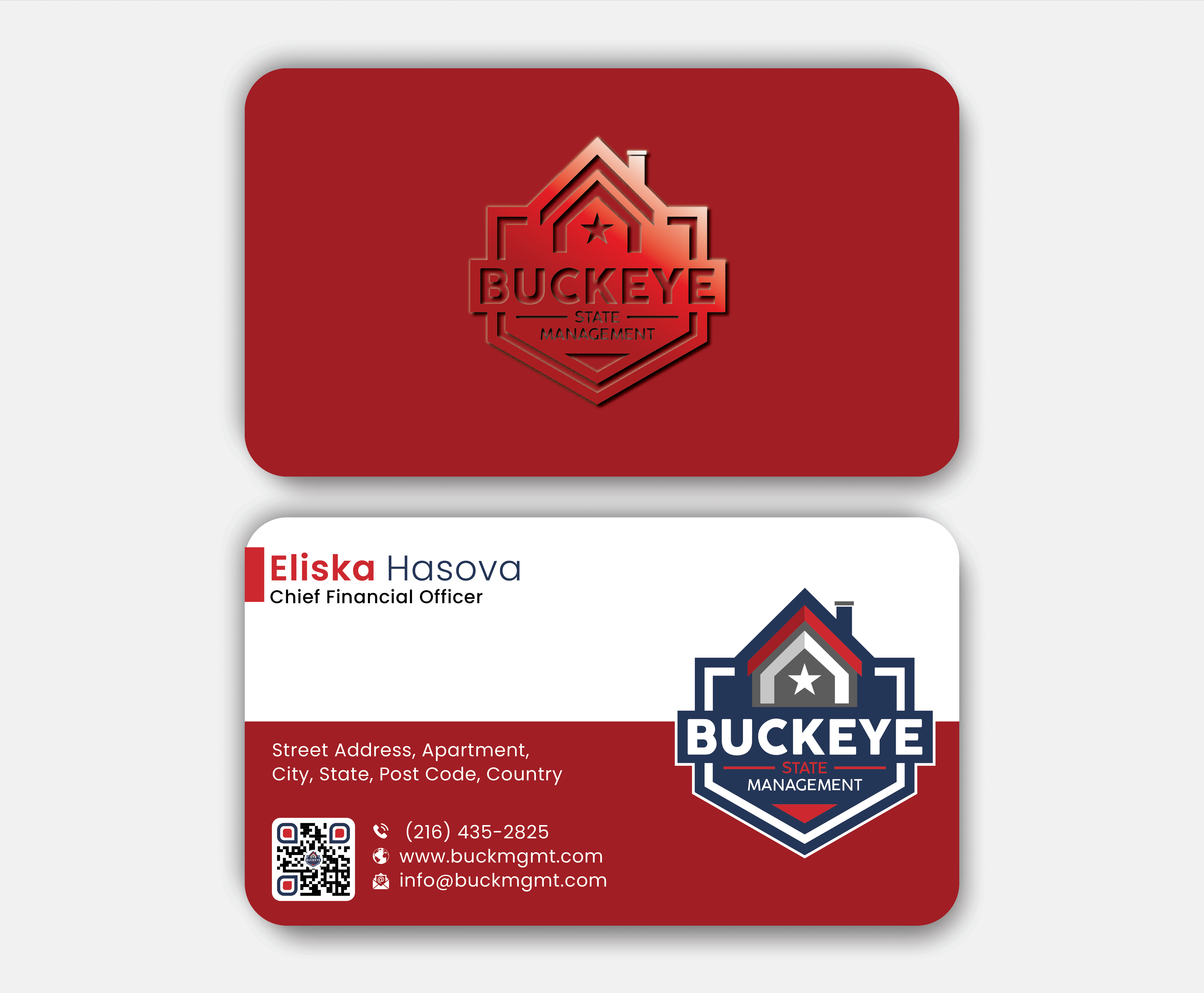 Business Card Design by DesignerShahadat for Buckeye State Management | Design #37179660