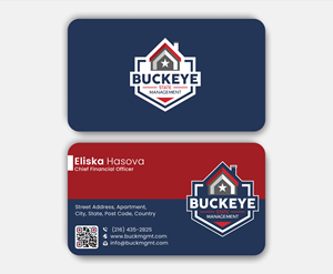 Design de Carte de Visite par DesignerShahadat pour Buckeye State Management | Design : #37179666