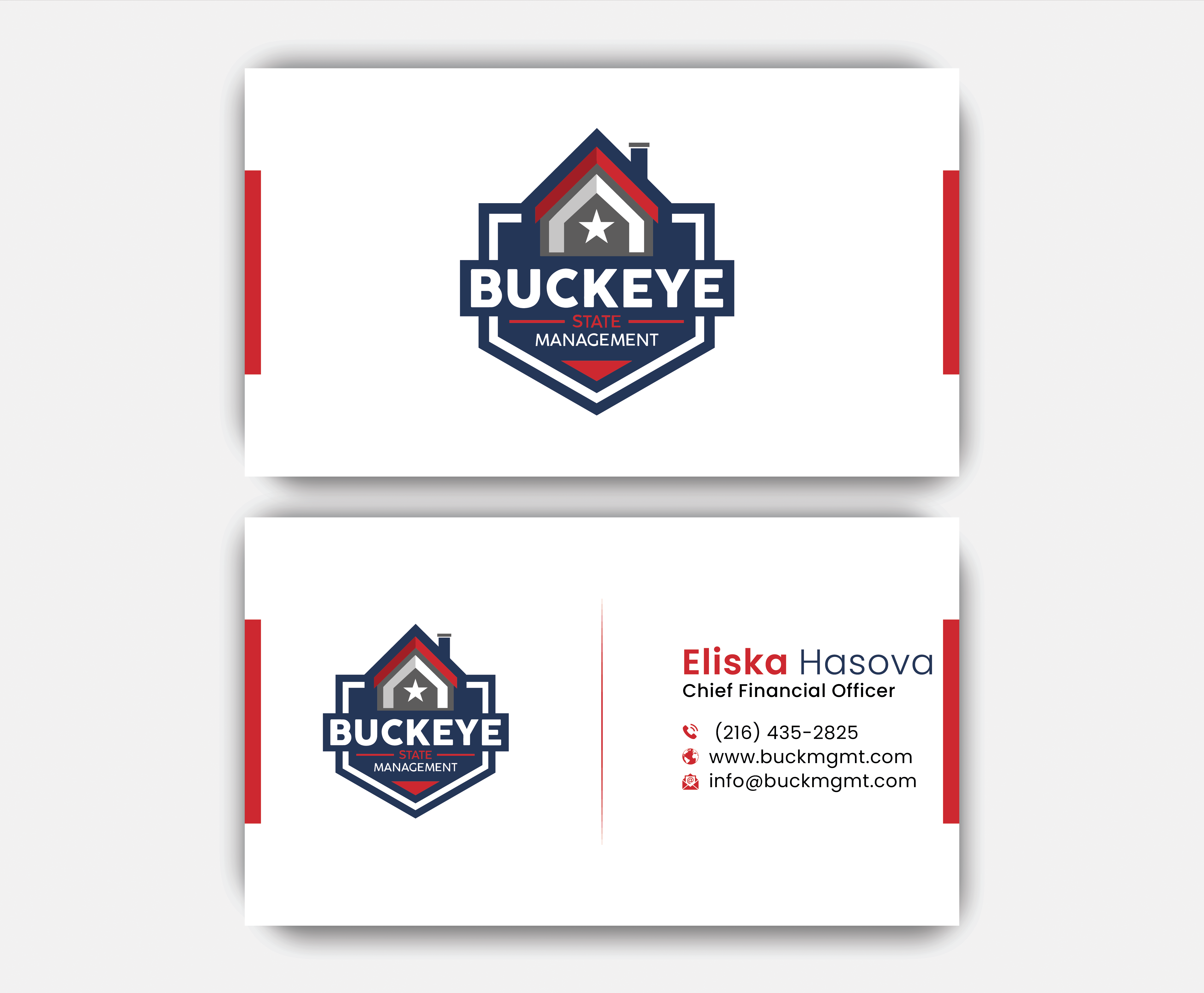 Business Card Design by DesignerShahadat for Buckeye State Management | Design #37179669
