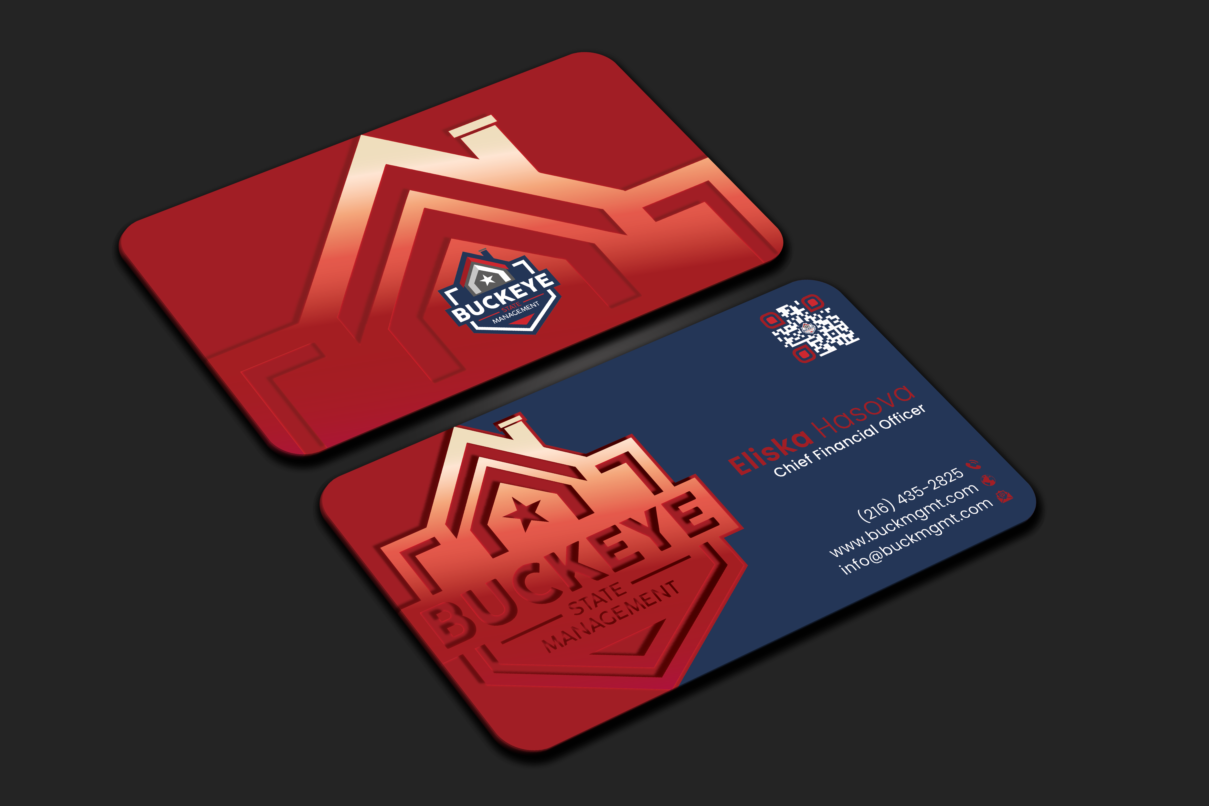 Business Card Design by DesignerShahadat for Buckeye State Management | Design #37183028