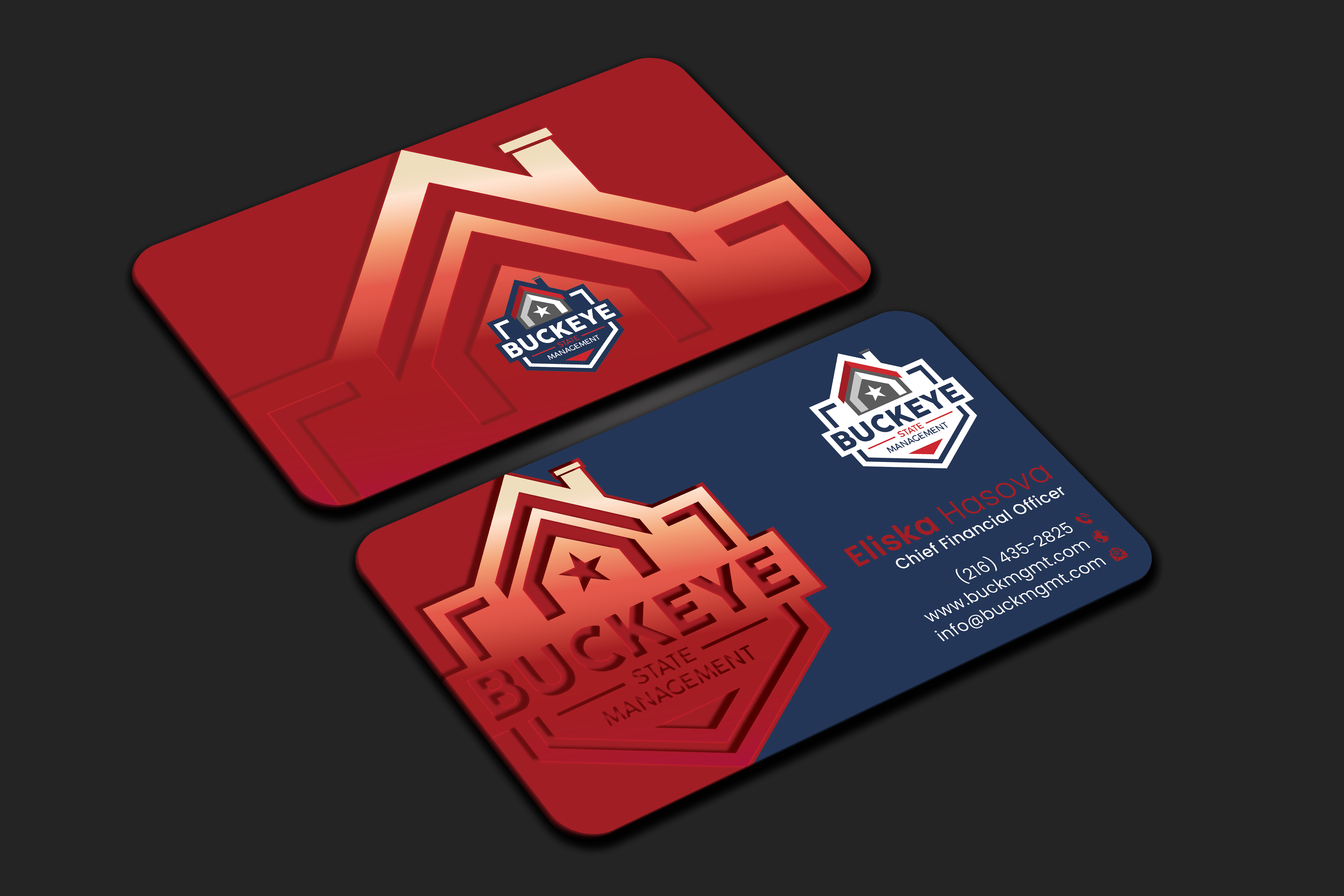 Business Card Design by DesignerShahadat for Buckeye State Management | Design #37183031