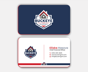 Design de Carte de Visite par DesignerShahadat pour Buckeye State Management | Design : #37184369