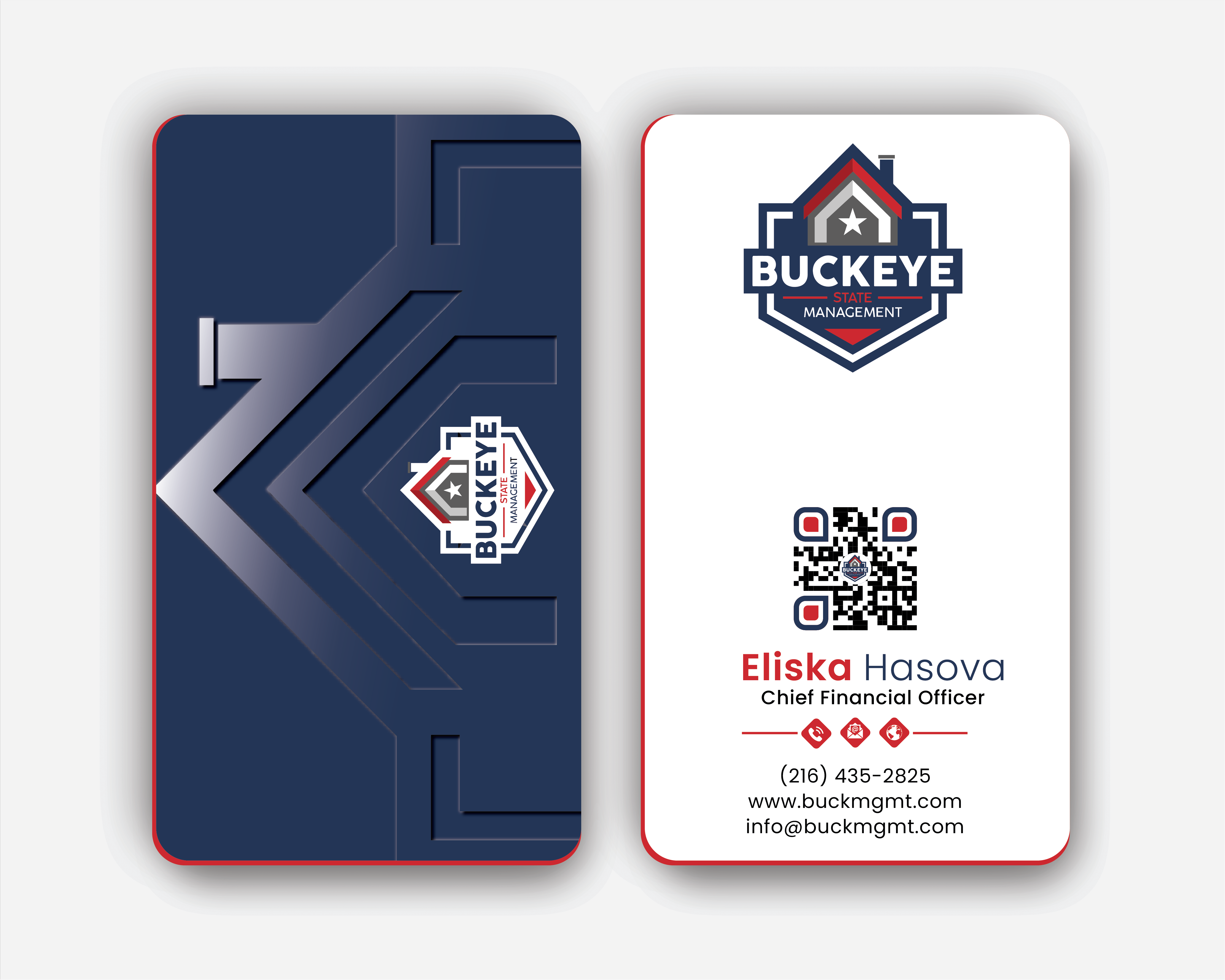 Design de Carte de Visite par DesignerShahadat pour Buckeye State Management | Design #37184372