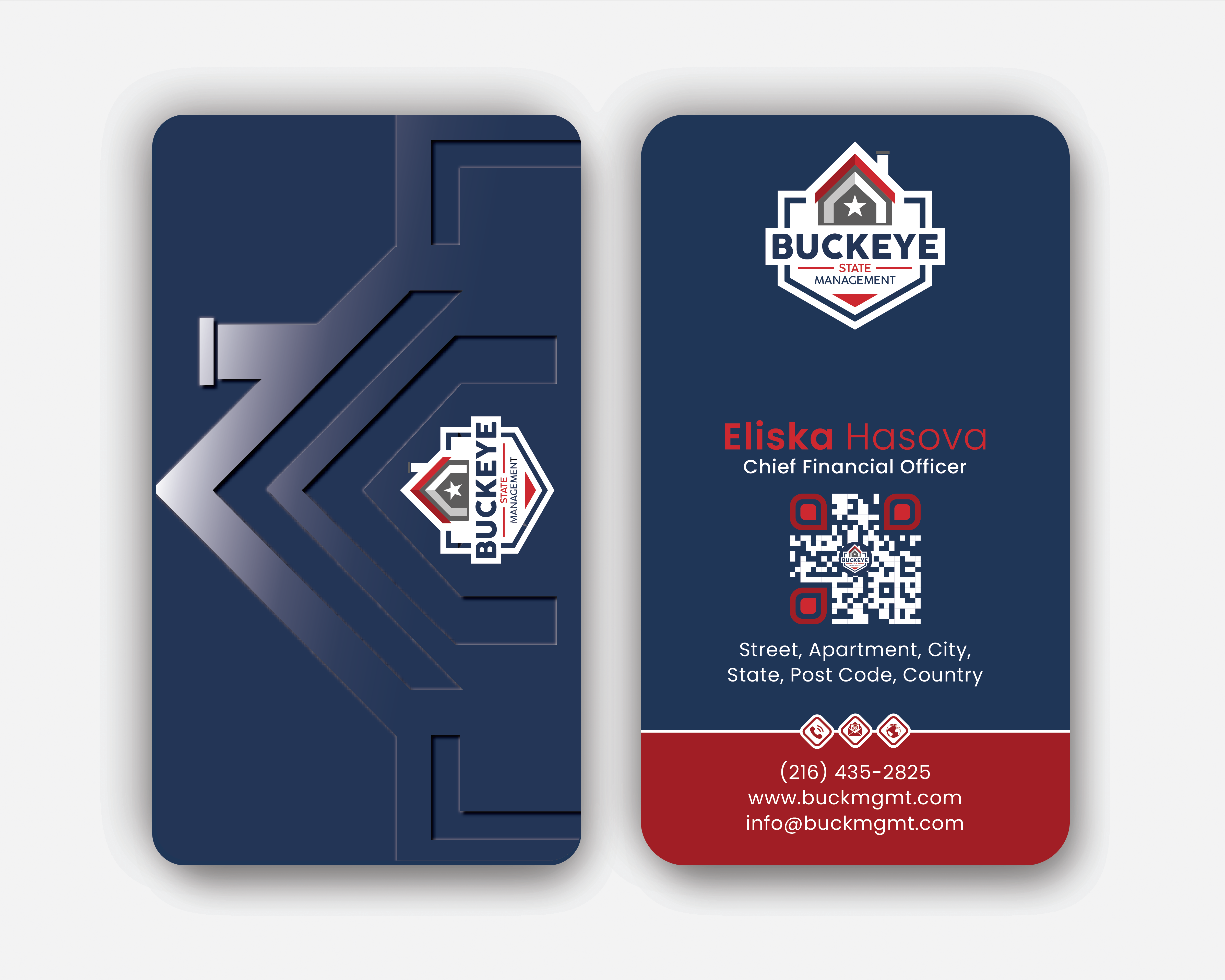 Business Card Design by DesignerShahadat for Buckeye State Management | Design #37184464