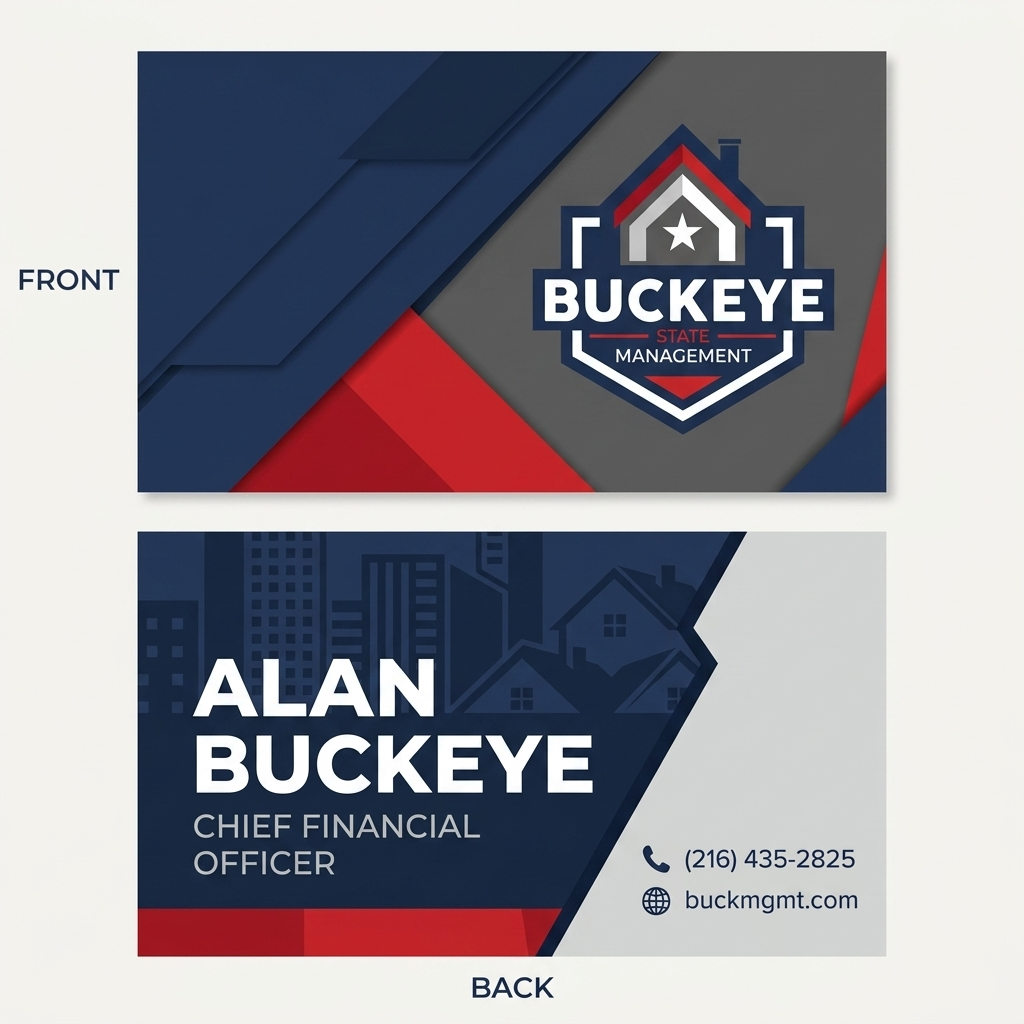 Design de Carte de Visite par S@LM@™ pour Buckeye State Management | Design #37208606