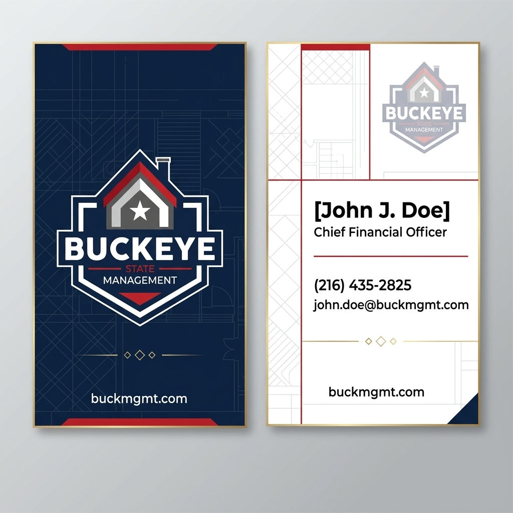 Design de Carte de Visite par S@LM@™ pour Buckeye State Management | Design #37208607