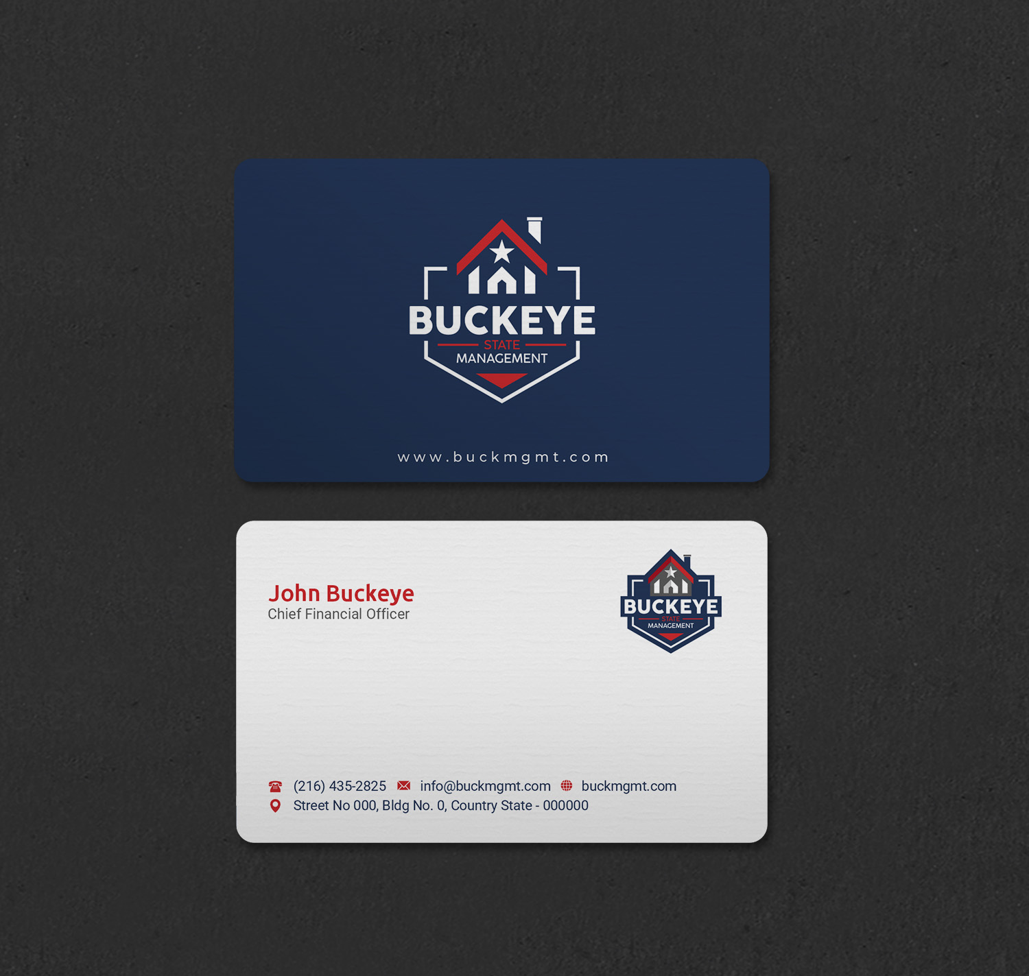 Design de Carte de Visite par INDIAN_Ashok pour Buckeye State Management | Design #37206043