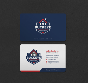 Business Card Design by INDIAN_Ashok for Buckeye State Management | Design: #37206048