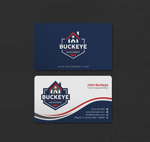 Business Card Design by INDIAN_Ashok for Buckeye State Management | Design: #37206054