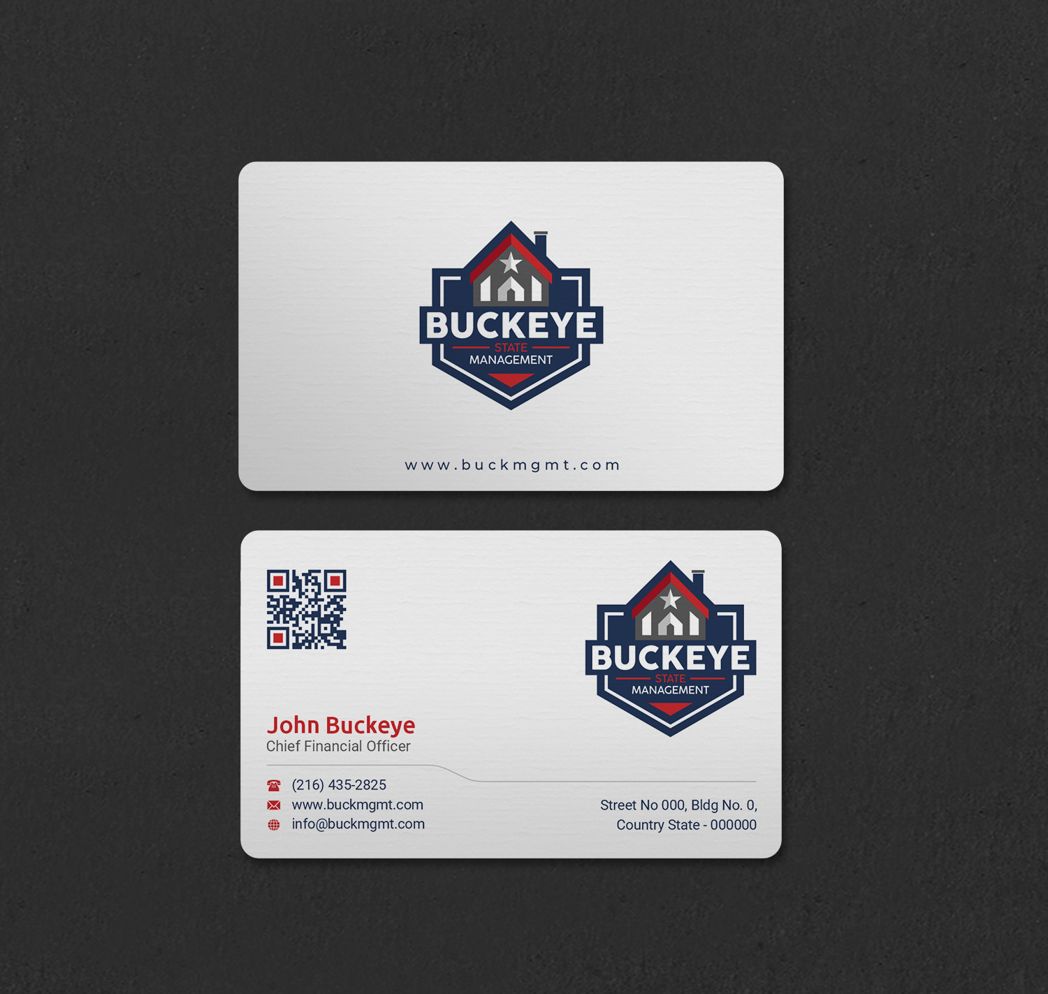 Business Card Design by INDIAN_Ashok for Buckeye State Management | Design #37206056
