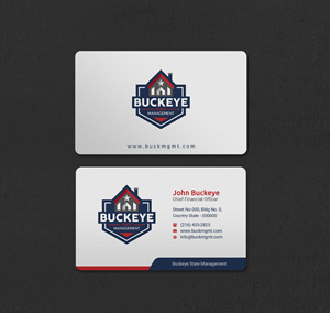 Business Card Design by INDIAN_Ashok for Buckeye State Management | Design: #37206057