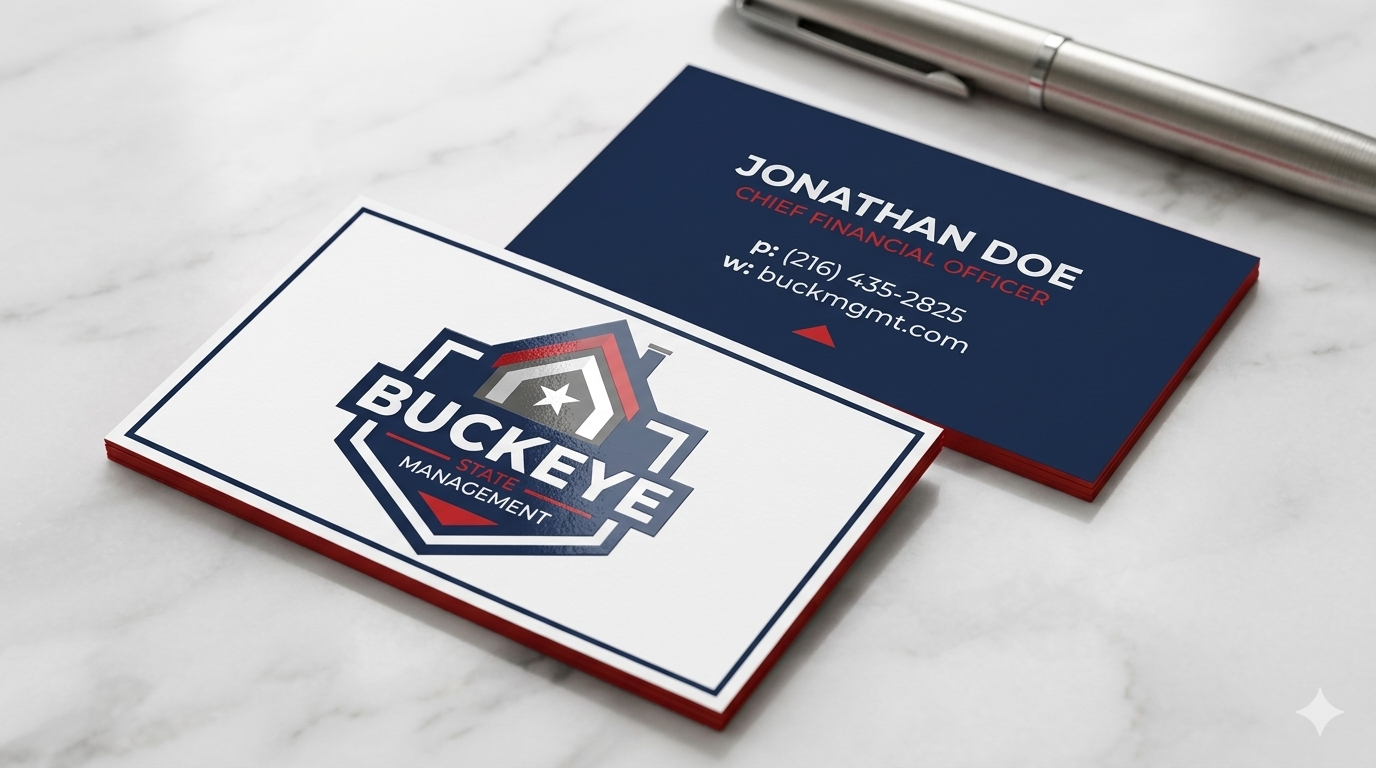 Business Card Design by Emjey for Buckeye State Management | Design #37210727