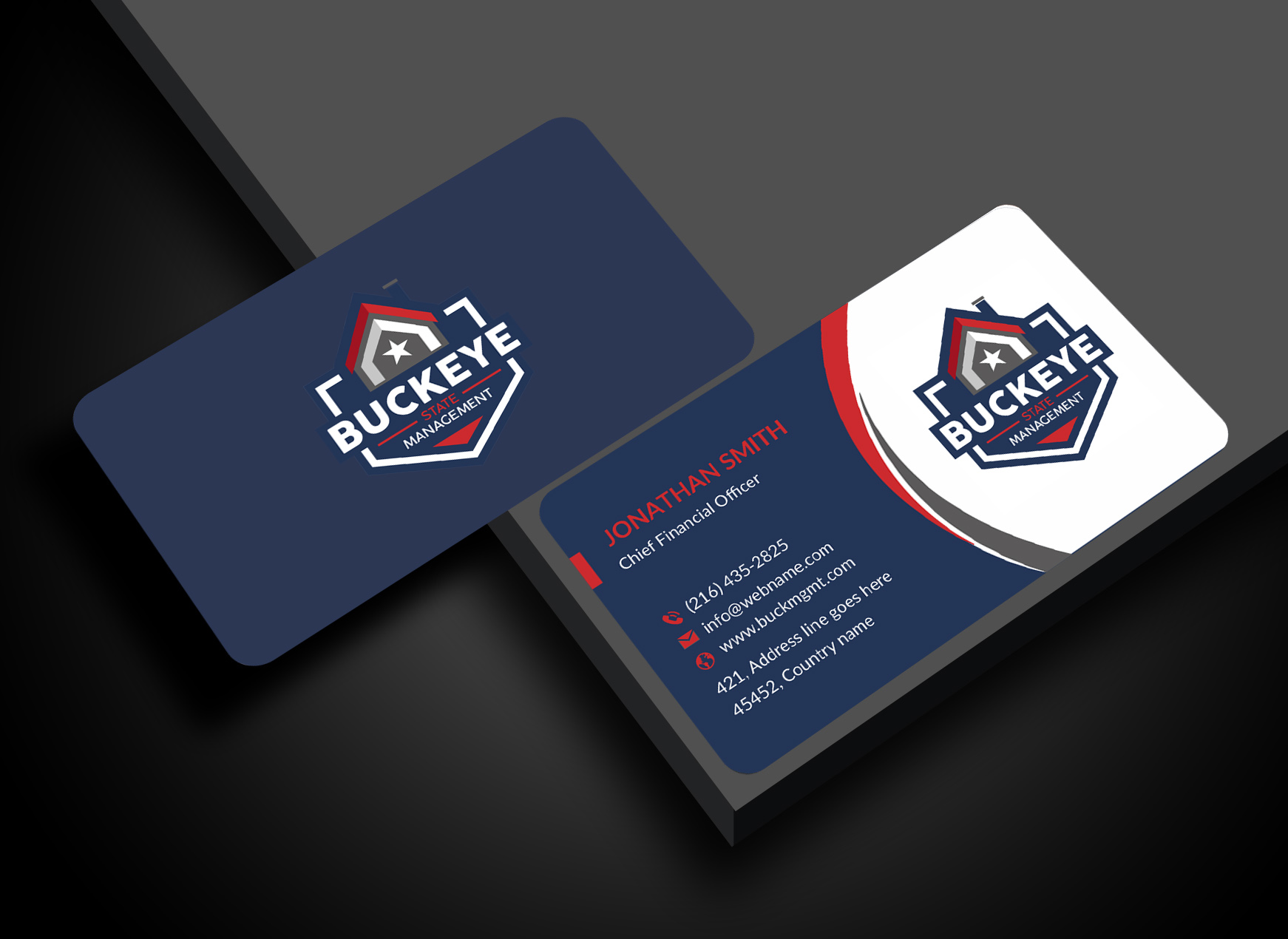 Design de Carte de Visite par JS Desiger pour Buckeye State Management | Design #37182603