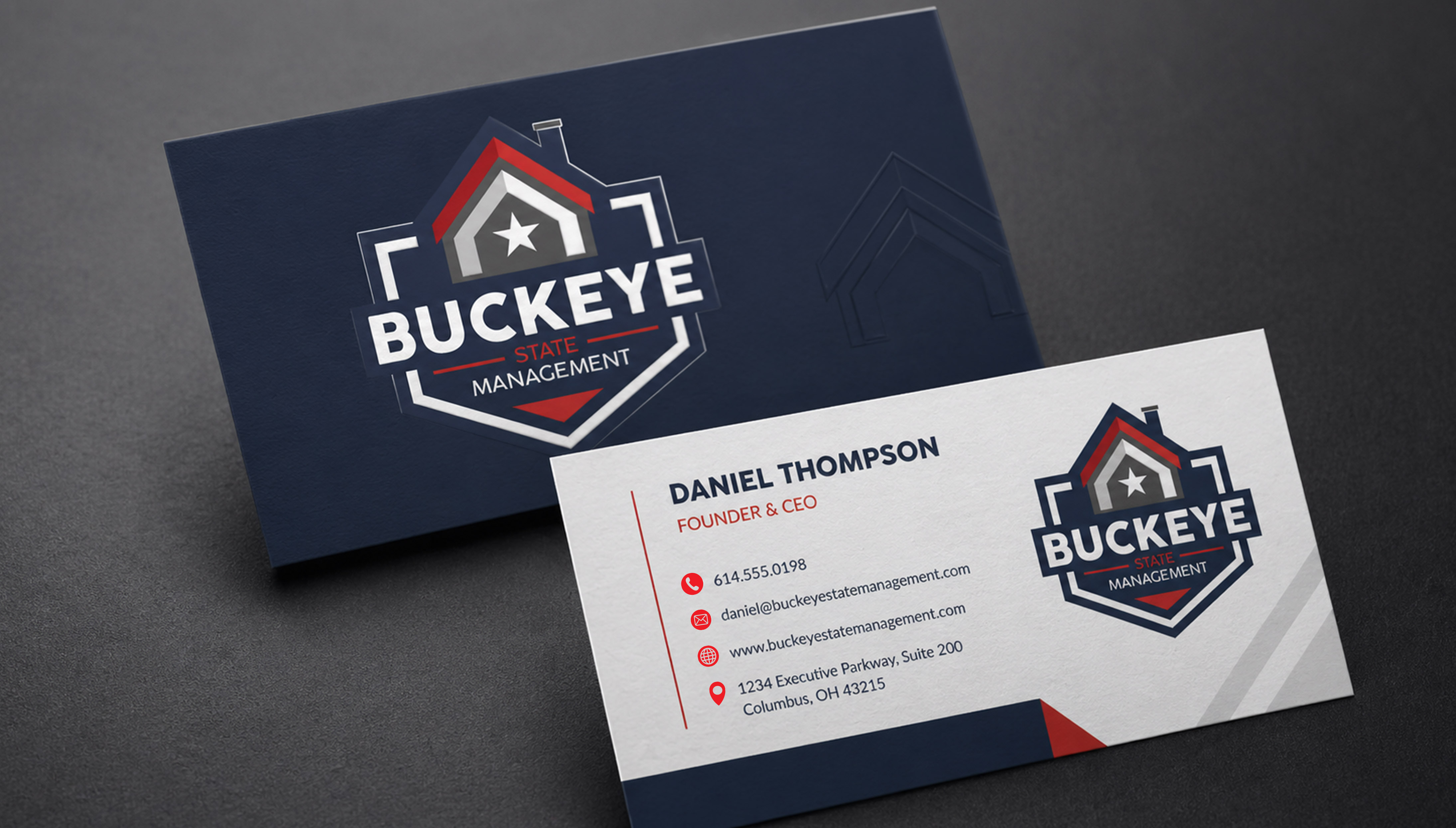Design de Carte de Visite par @tDesigner  pour Buckeye State Management | Design #37199448