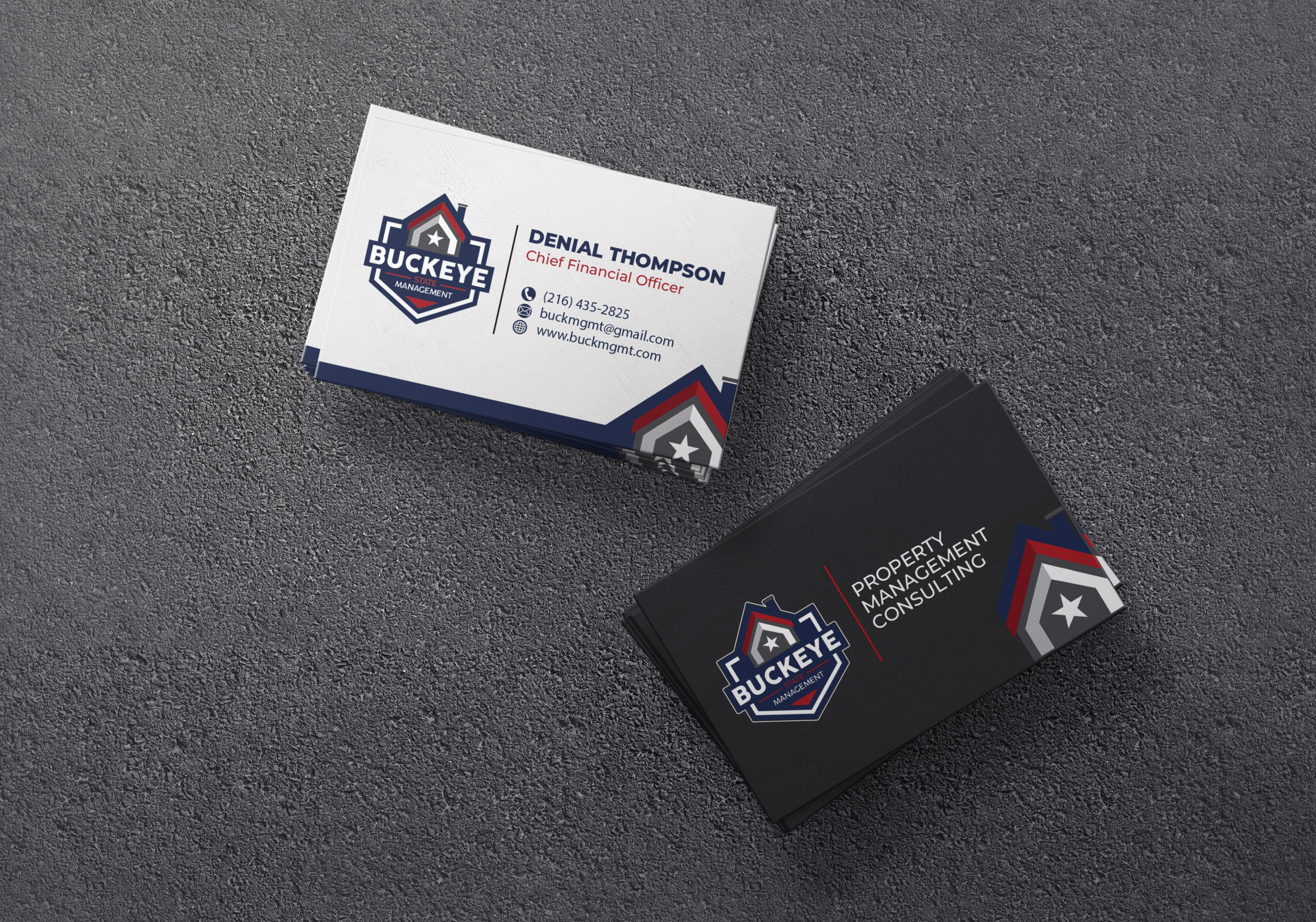 Design de Carte de Visite par @tDesigner  pour Buckeye State Management | Design #37199809