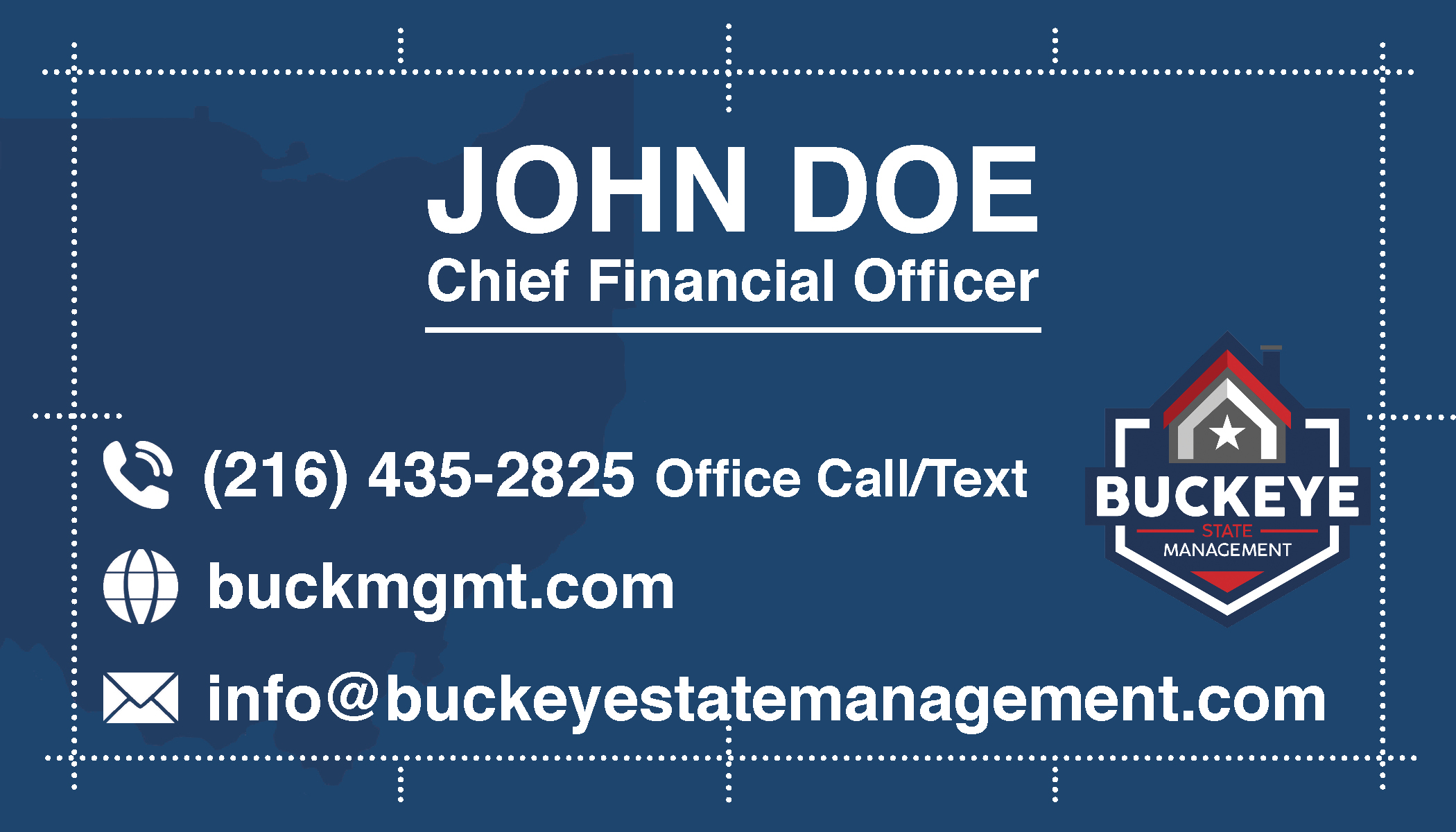 Business Card Design by QWERTY graphics for Buckeye State Management | Design #37206808