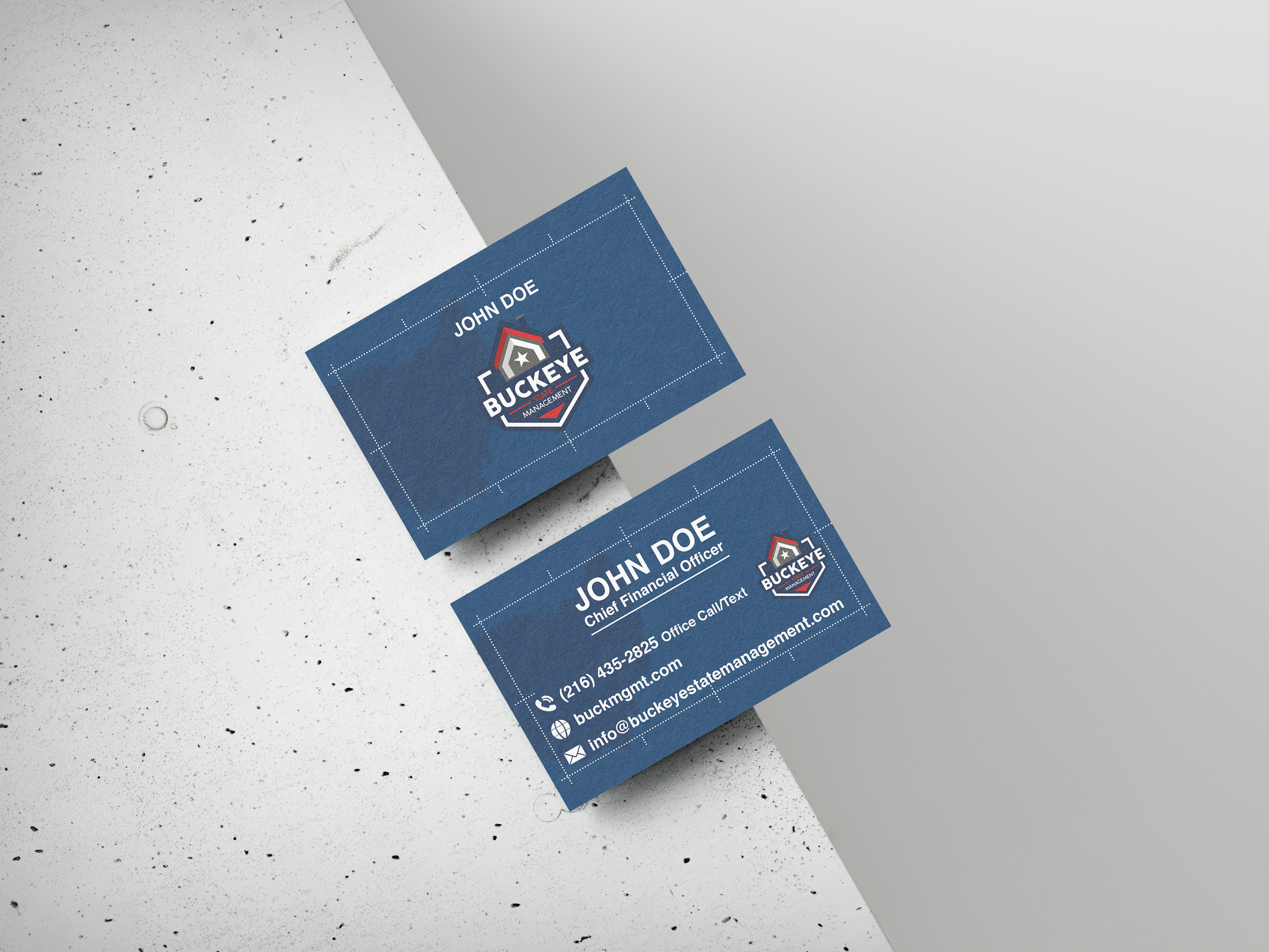 Business Card Design by QWERTY graphics for Buckeye State Management | Design #37206810