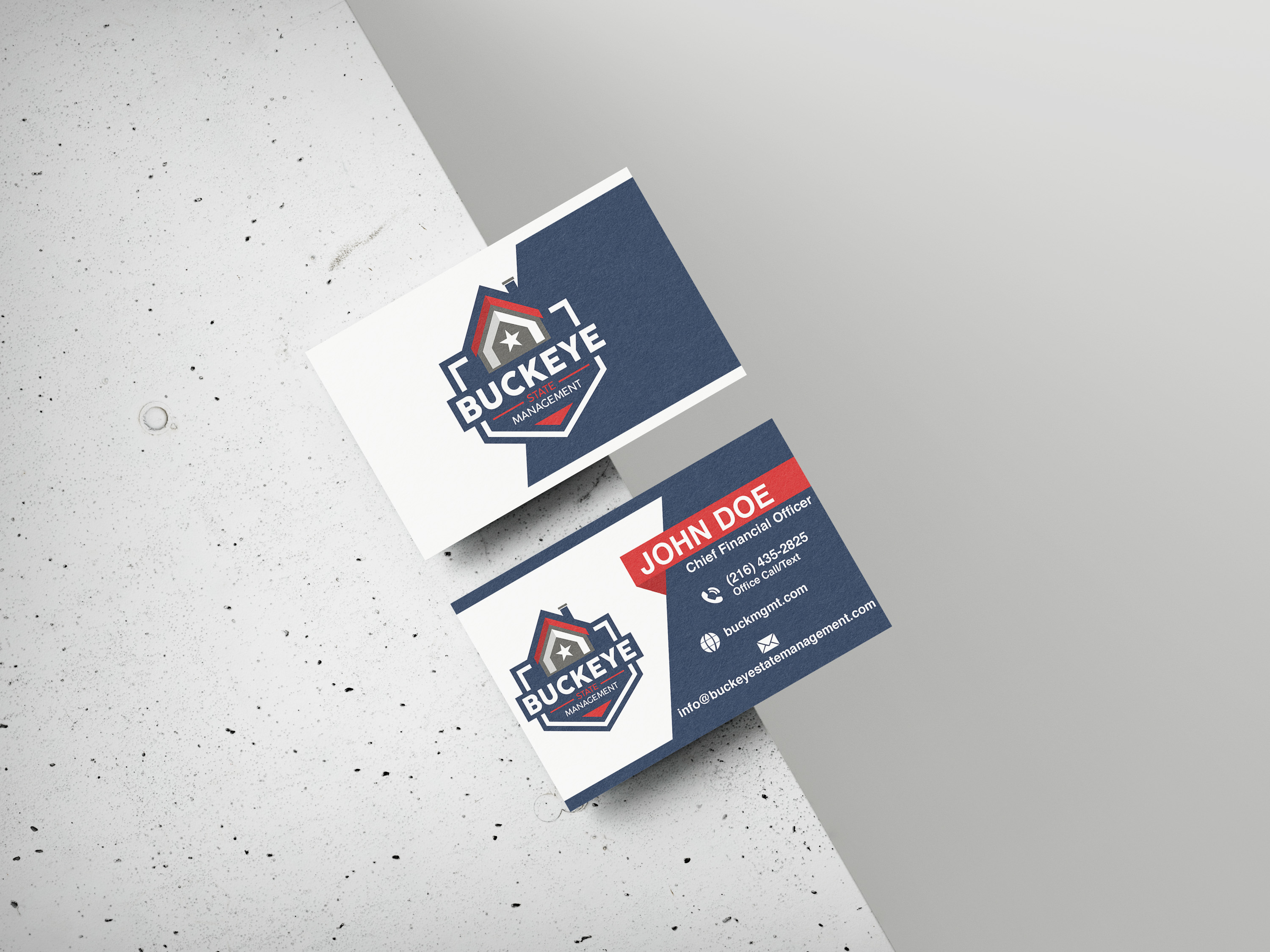 Business Card Design by QWERTY graphics for Buckeye State Management | Design #37206820