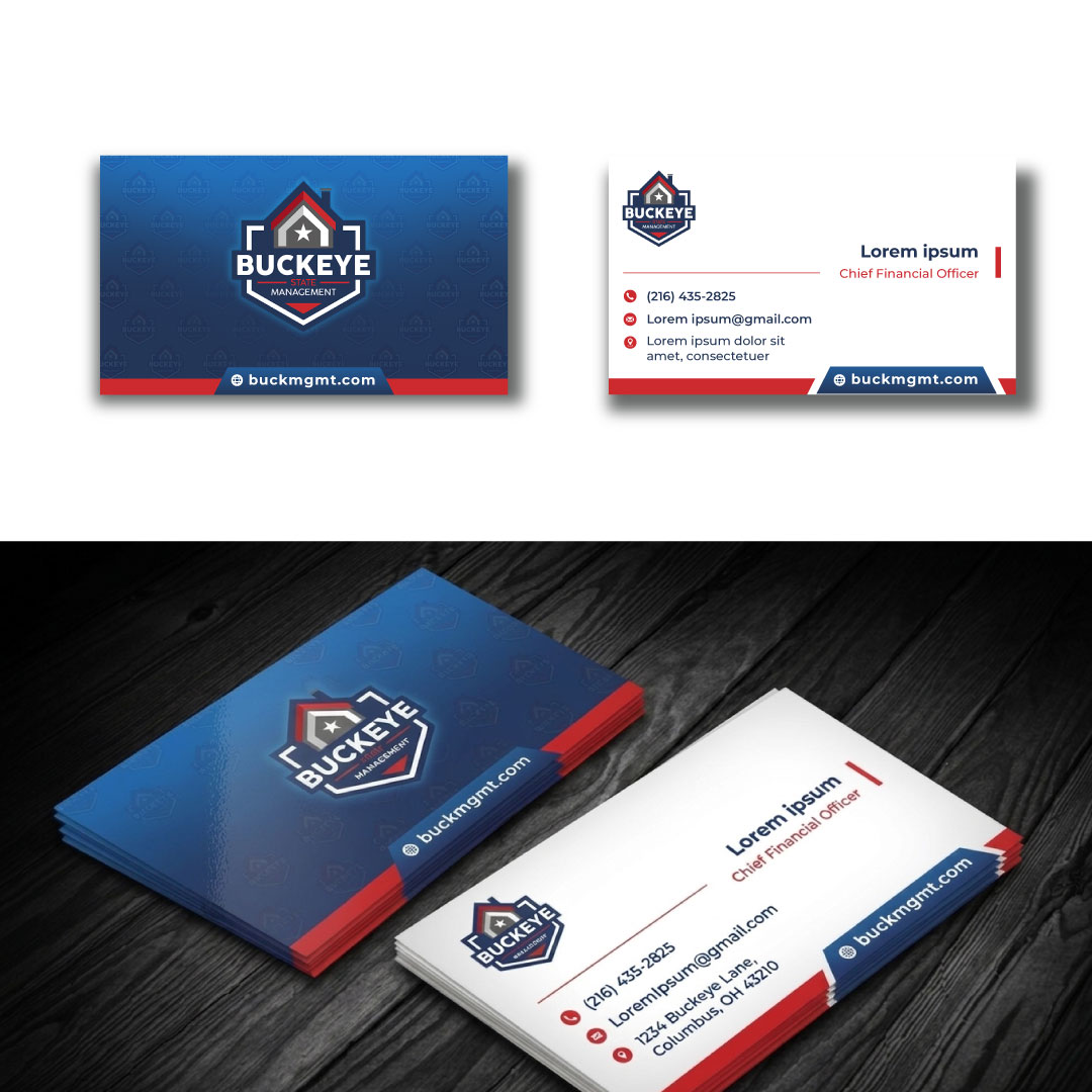 Design de Carte de Visite par Timefortheweb pour Buckeye State Management | Design #37180782
