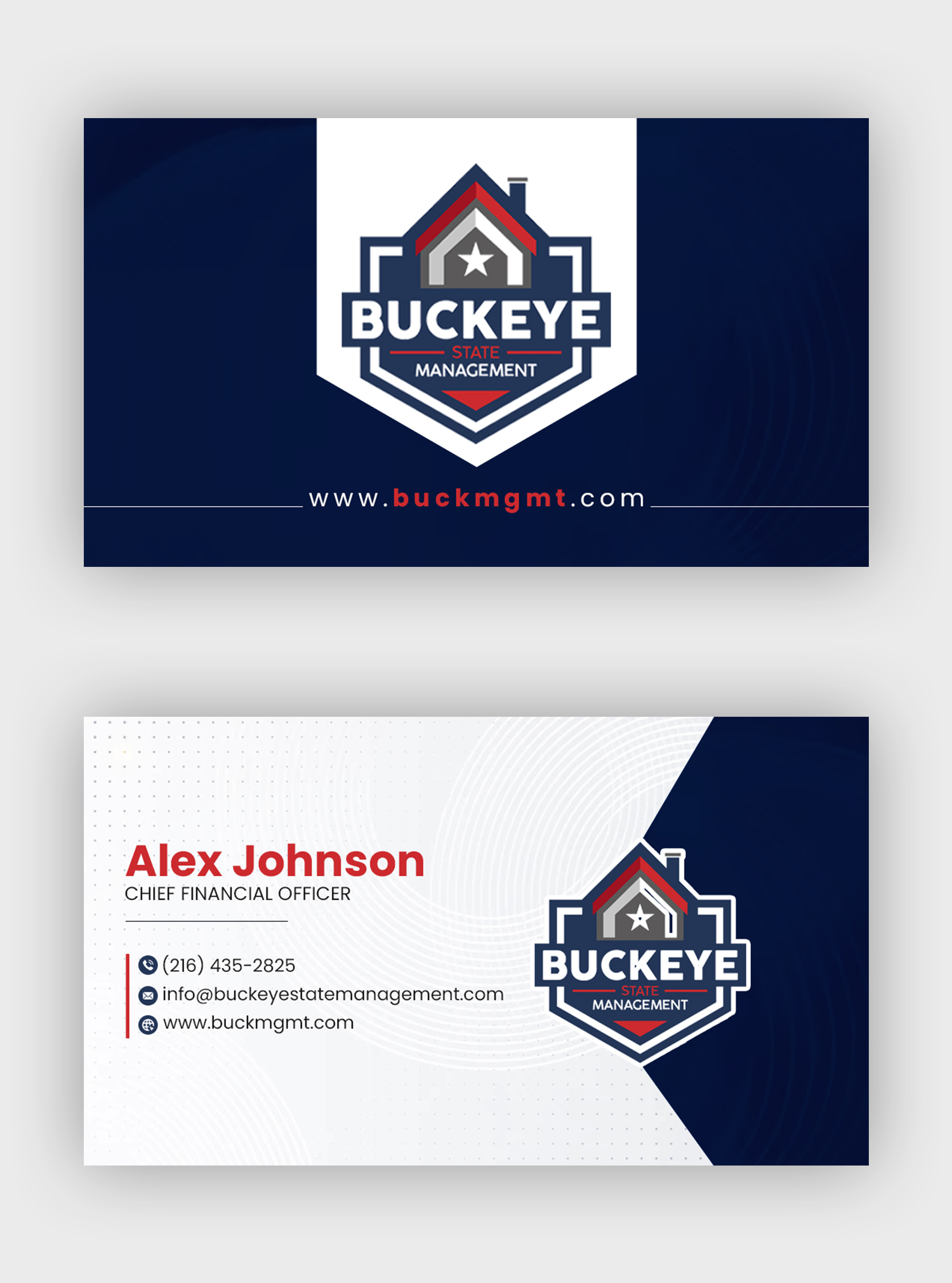 Business Card Design by debdesign for Buckeye State Management | Design #37181603