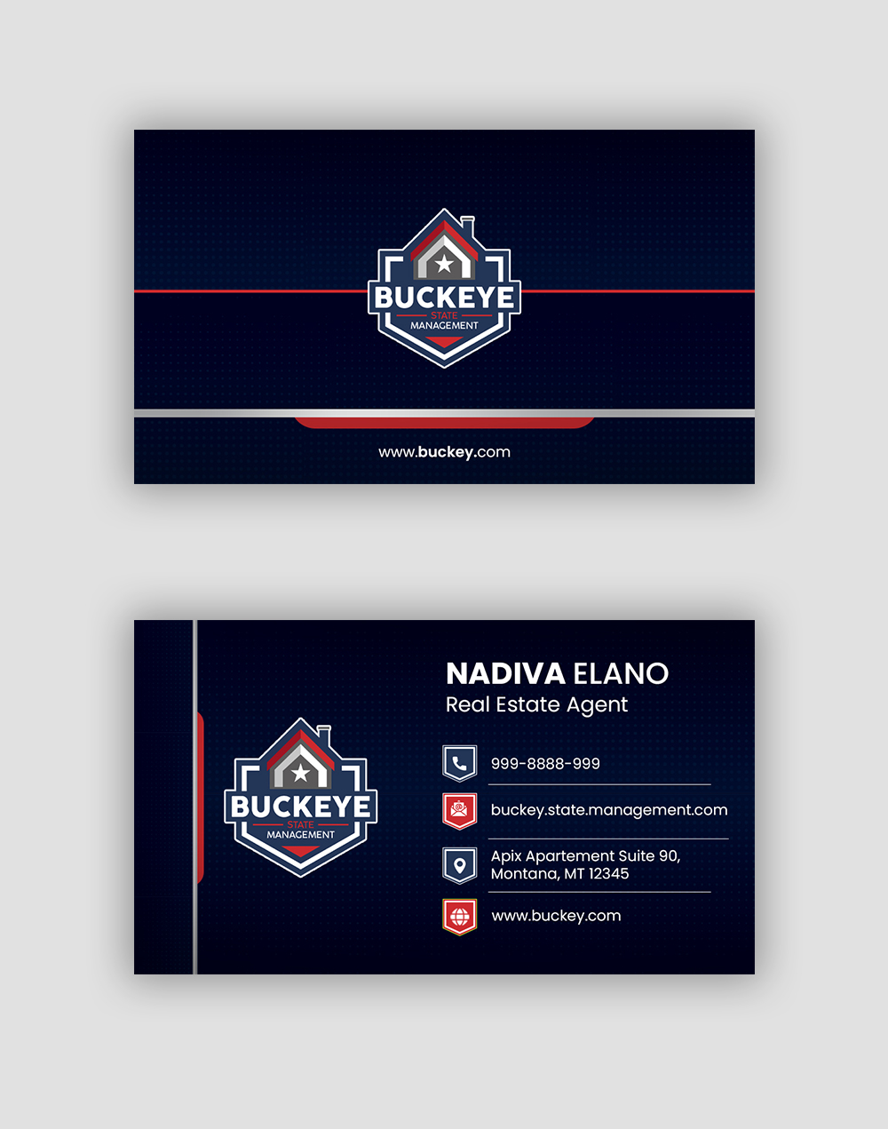 Business Card Design by debdesign for Buckeye State Management | Design #37181618