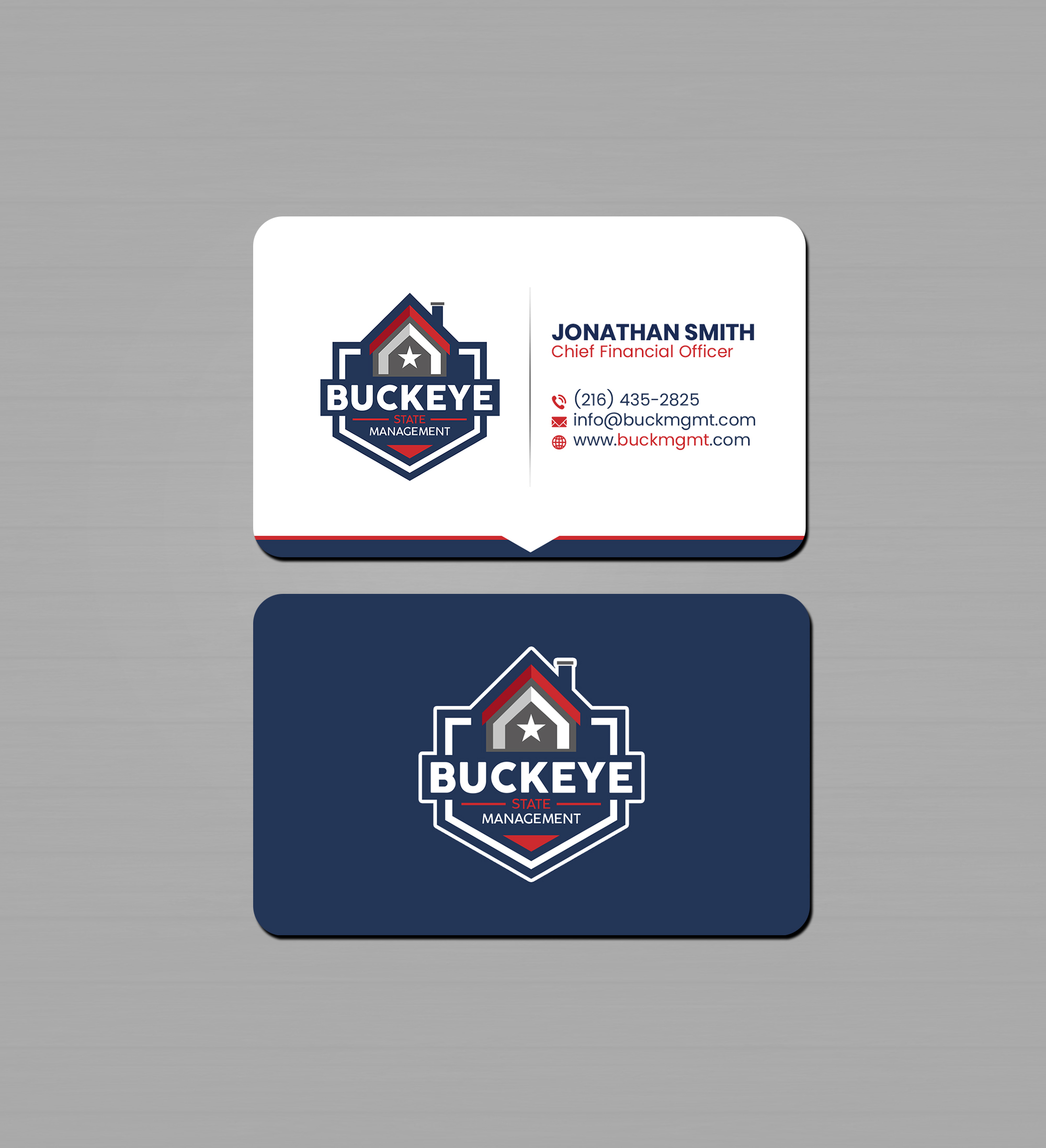 Business Card Design by Creations Box 2015 for Buckeye State Management | Design #37206925