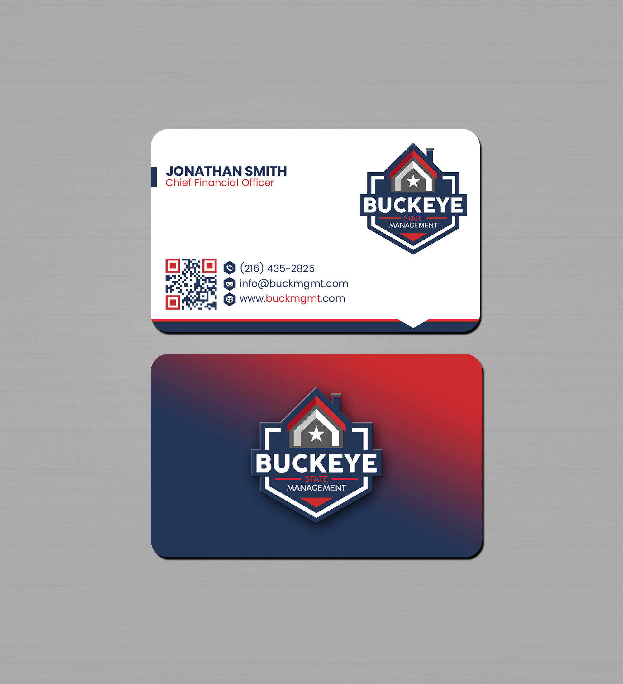 Business Card Design by Creations Box 2015 for Buckeye State Management | Design #37206928