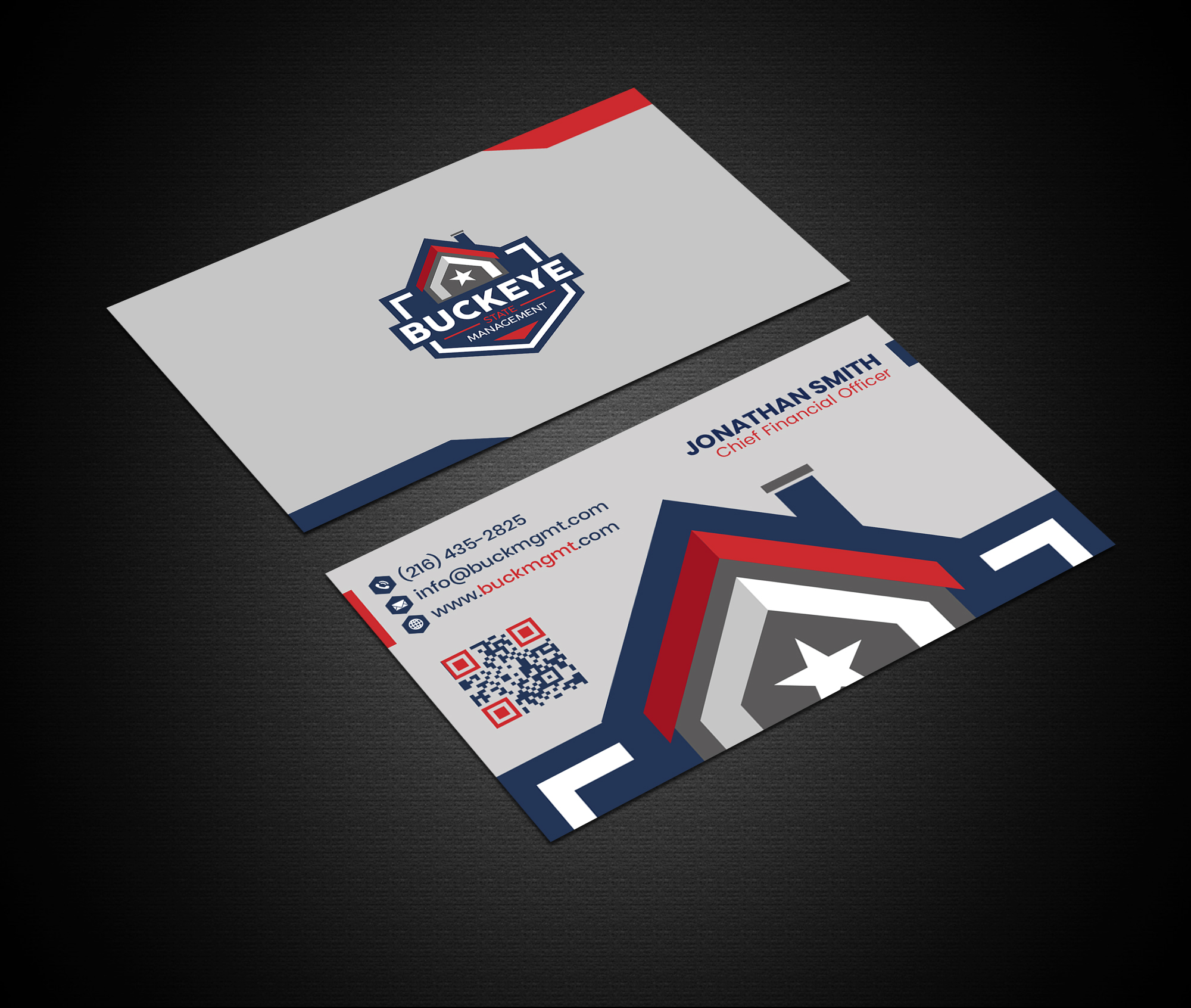 Business Card Design by Creations Box 2015 for Buckeye State Management | Design #37206930