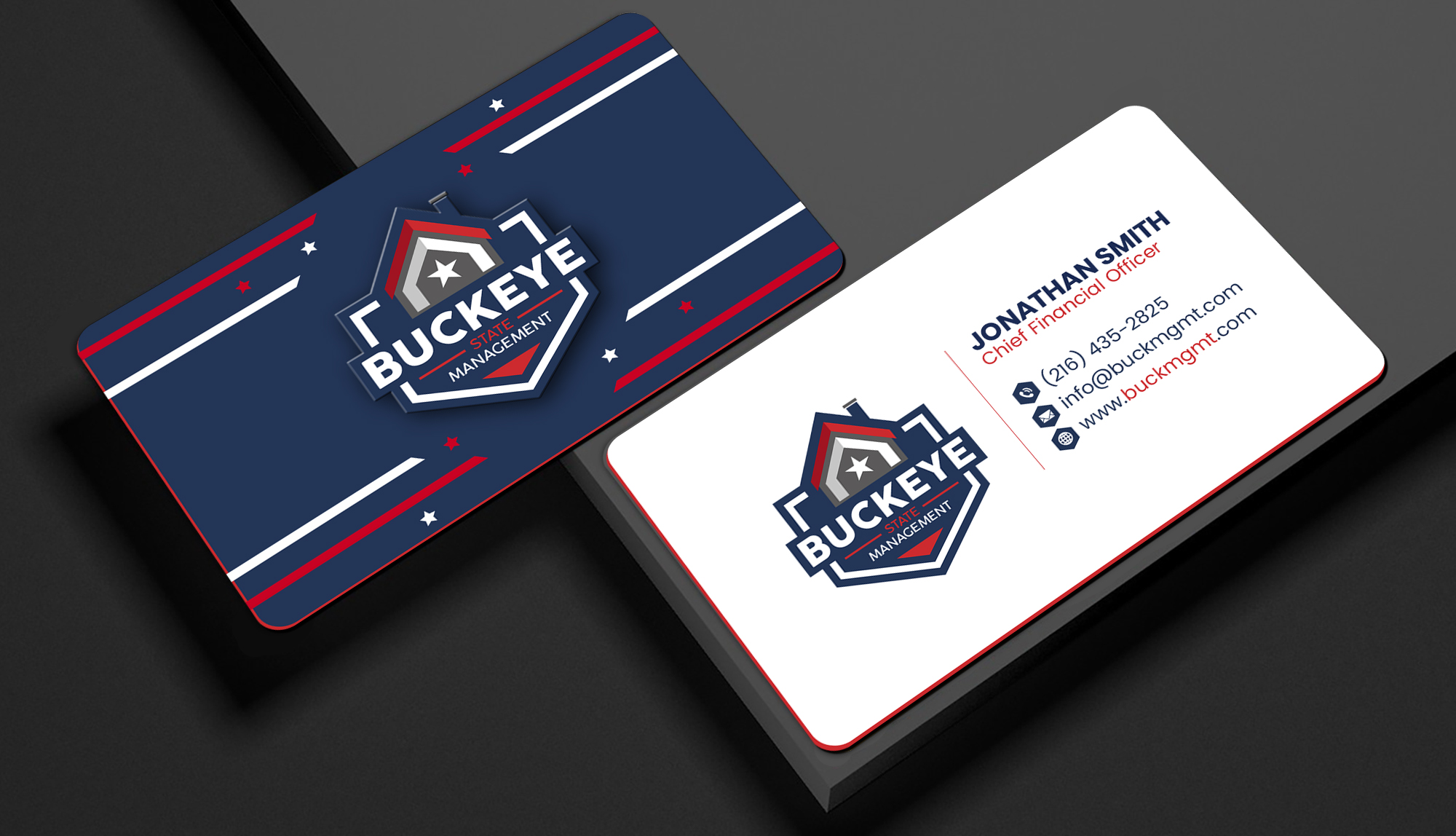 Business Card Design by Creations Box 2015 for Buckeye State Management | Design #37206937