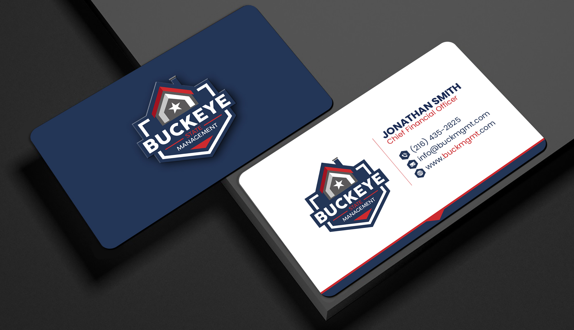 Business Card Design by Creations Box 2015 for Buckeye State Management | Design #37206938