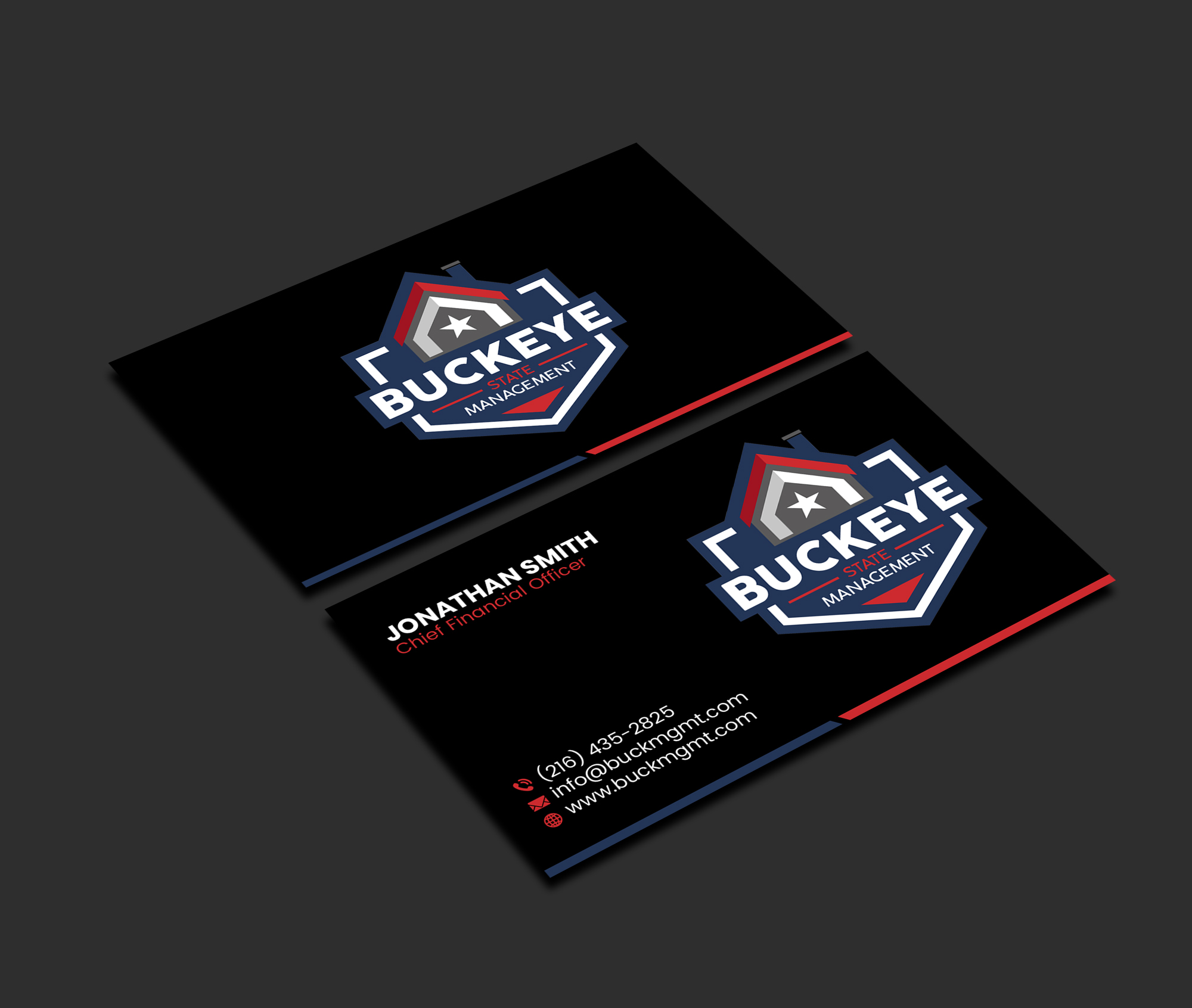 Design de Carte de Visite par Creations Box 2015 pour Buckeye State Management | Design #37206939