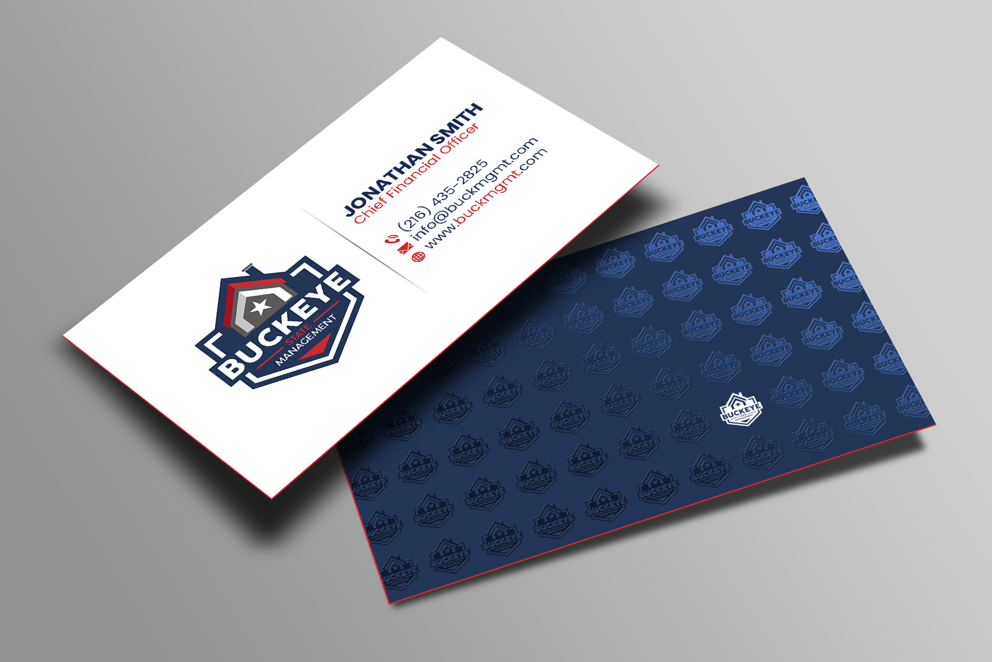 Business Card Design by Creations Box 2015 for Buckeye State Management | Design #37206941