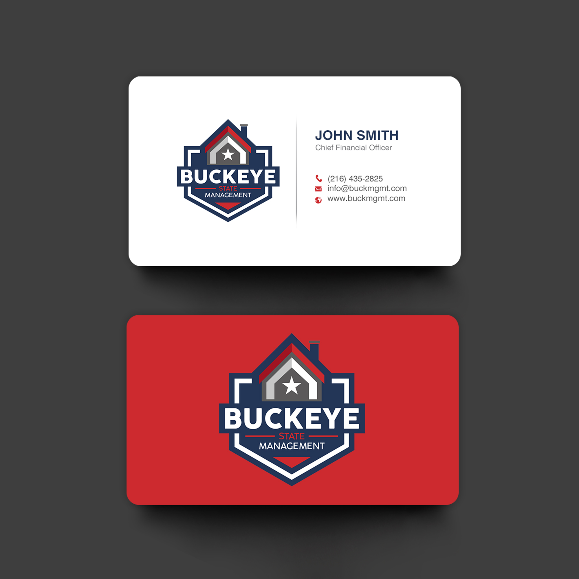 Business Card Design by chandrayaan.creative for Buckeye State Management | Design #37180698