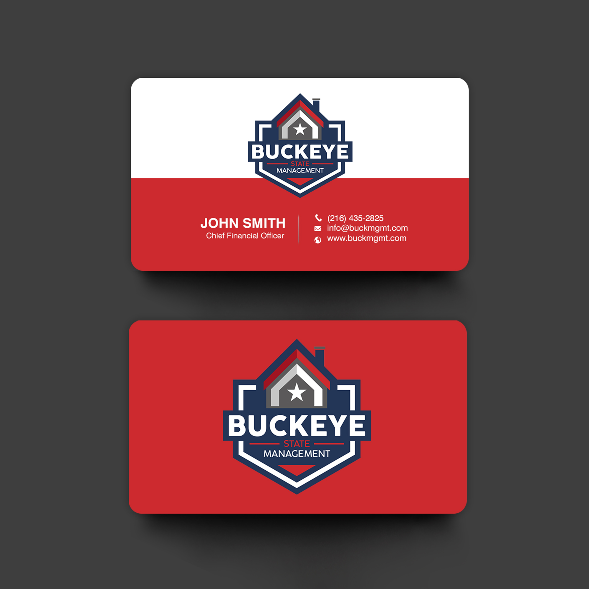 Business Card Design by chandrayaan.creative for Buckeye State Management | Design #37180757