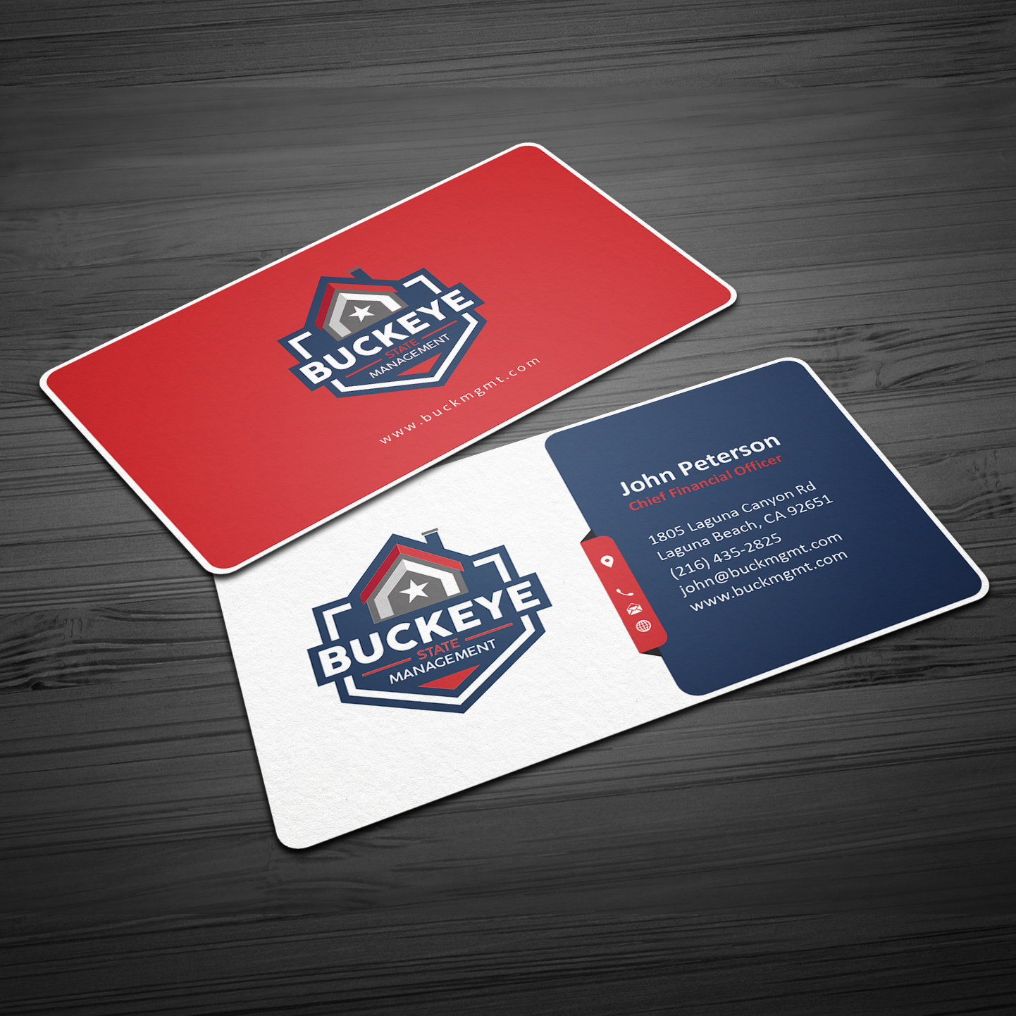 Design de Carte de Visite par rajagee pour Buckeye State Management | Design #37180147