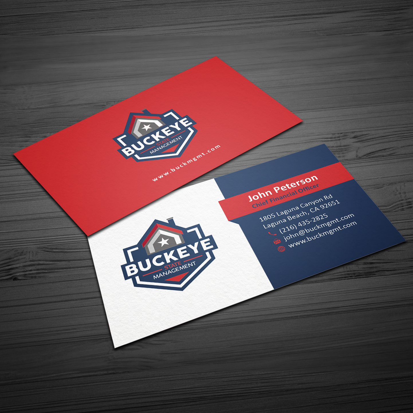 Design de Carte de Visite par rajagee pour Buckeye State Management | Design #37180185