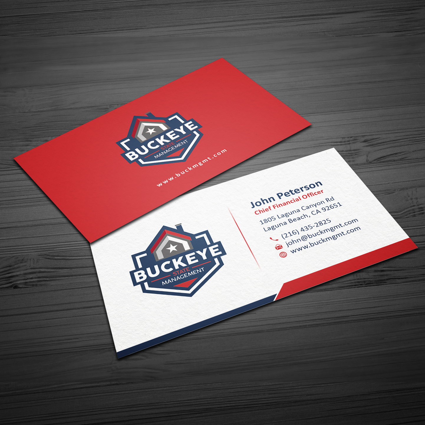 Design de Carte de Visite par rajagee pour Buckeye State Management | Design #37180235