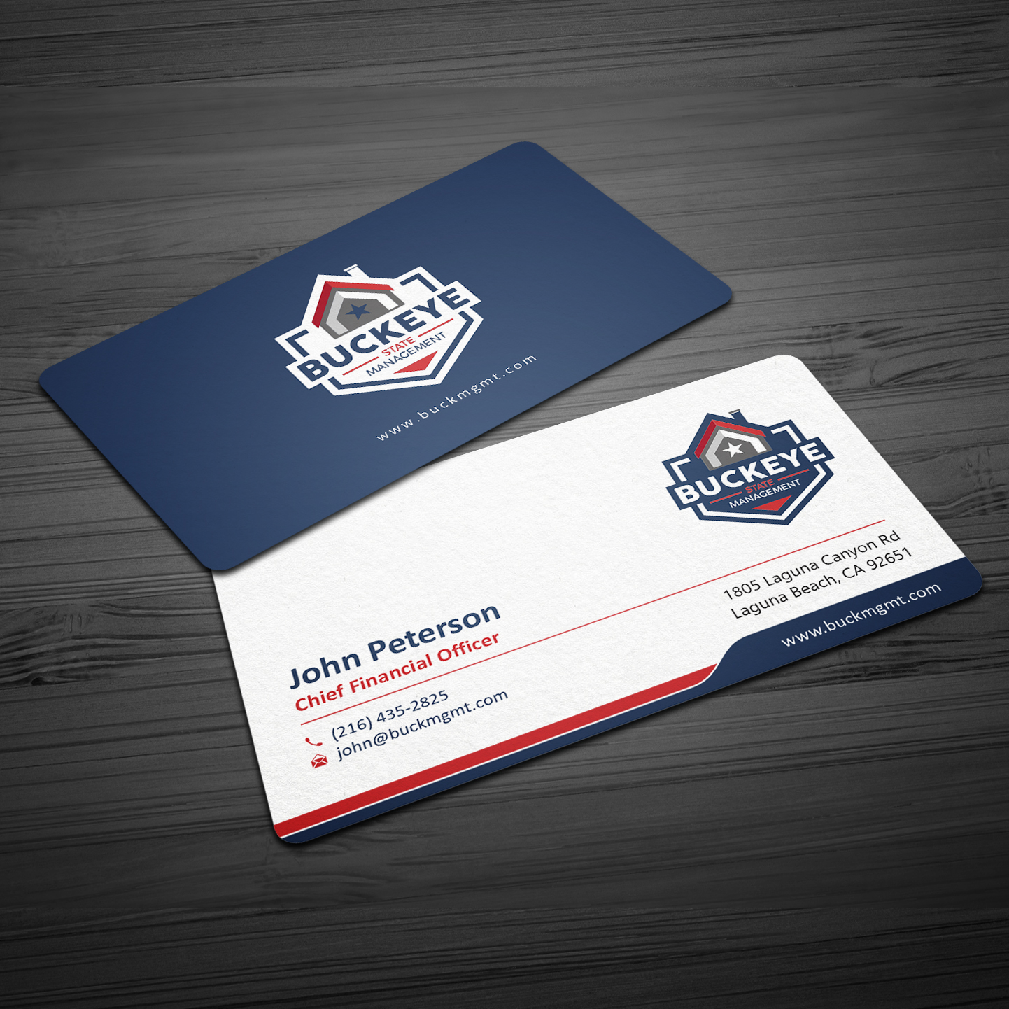 Design de Carte de Visite par rajagee pour Buckeye State Management | Design #37180320