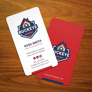 Design de Carte de Visite par rajagee pour Buckeye State Management | Design : #37180413
