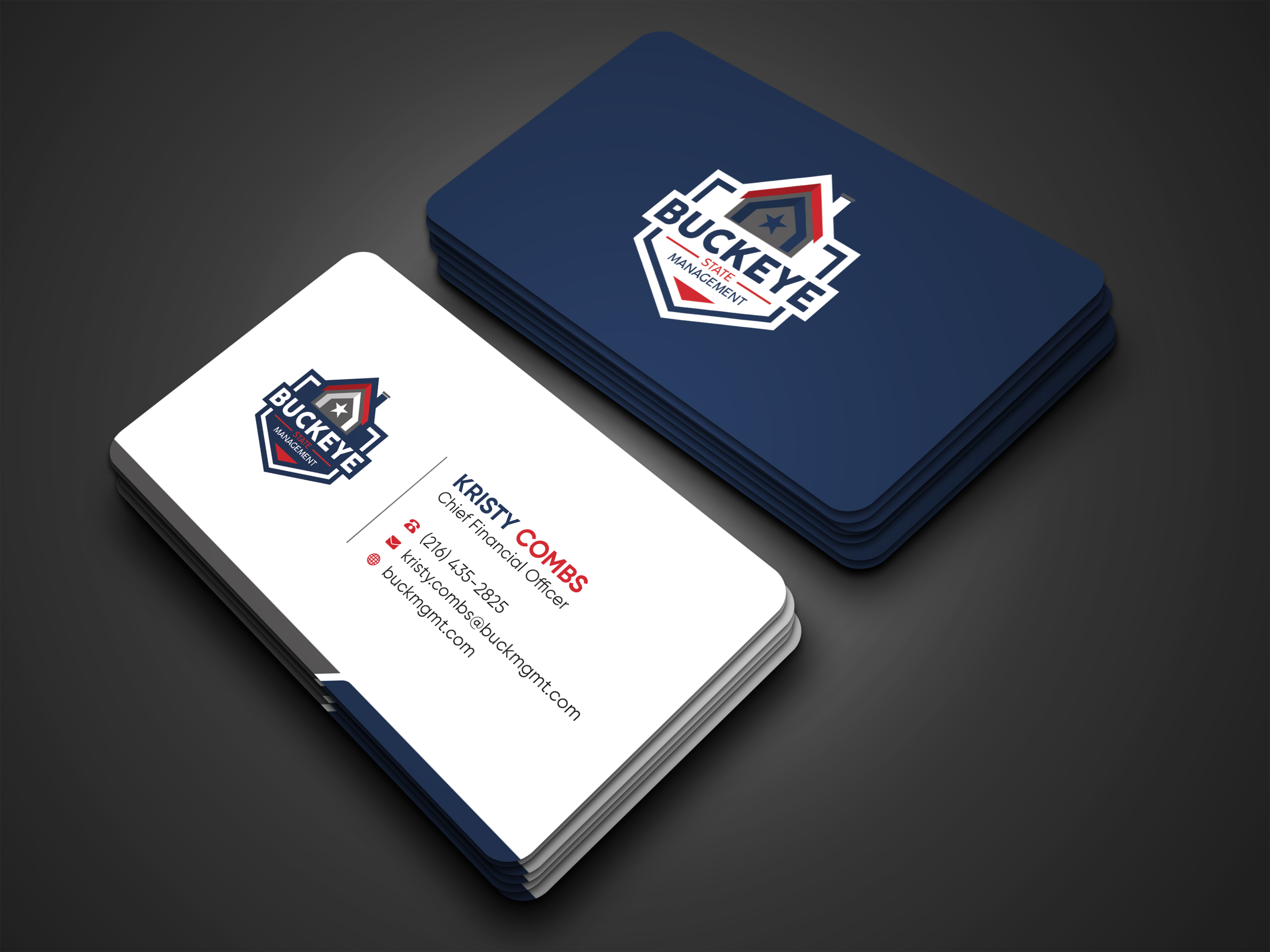 Business Card Design by Bold Pixels for Buckeye State Management | Design #37182405