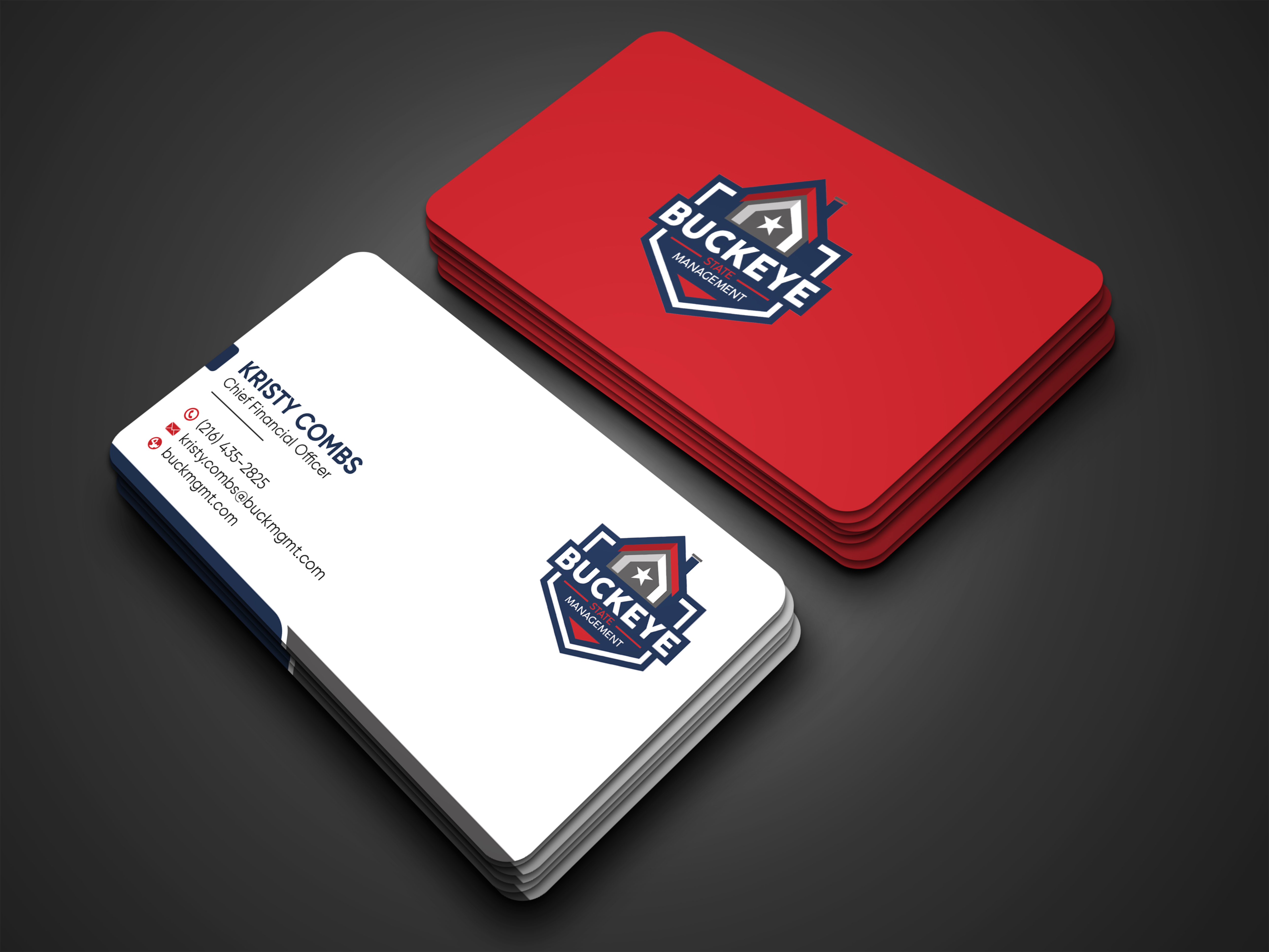 Business Card Design by Bold Pixels for Buckeye State Management | Design #37184562