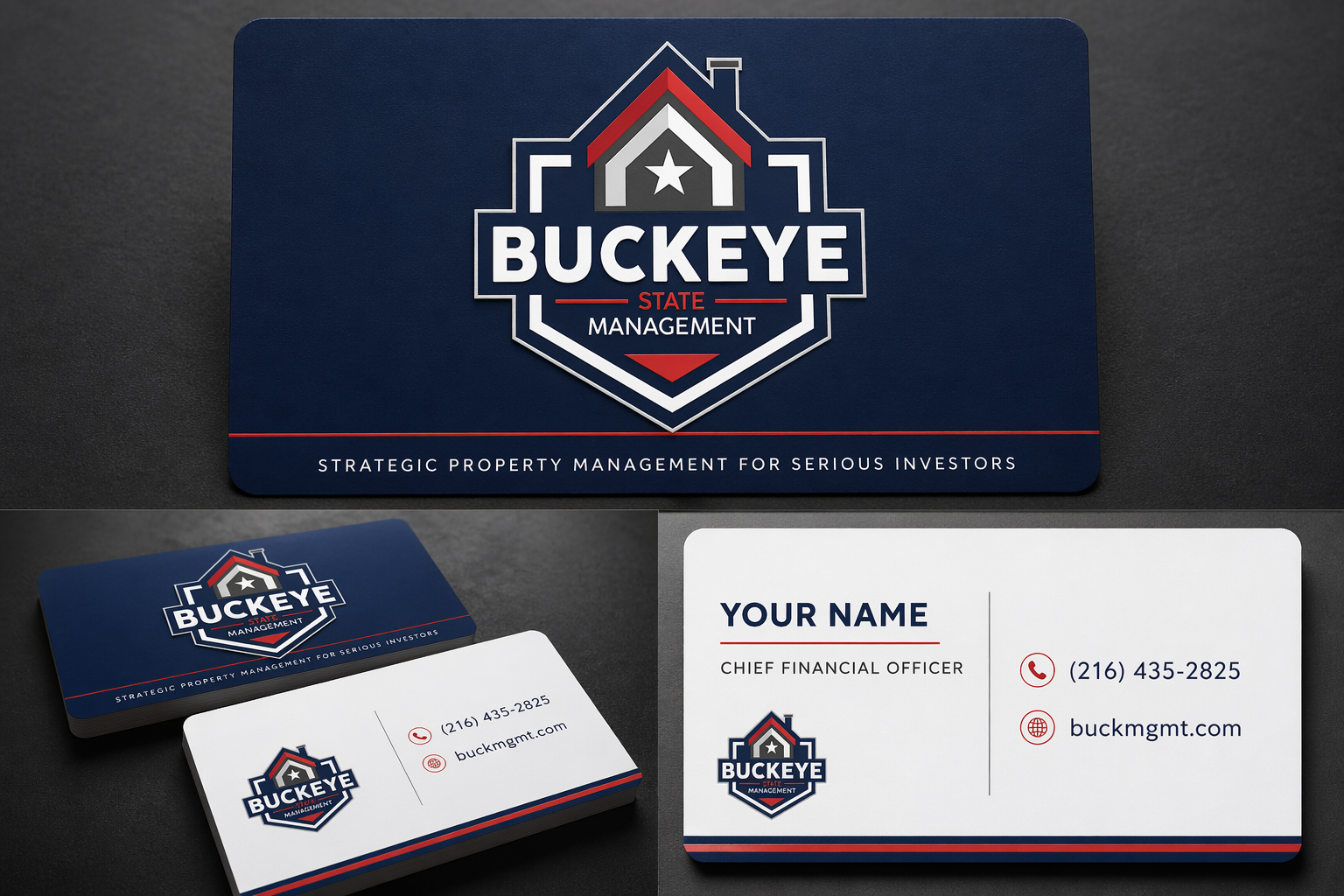 Design de Carte de Visite par PavanPrajapati pour Buckeye State Management | Design #37179967
