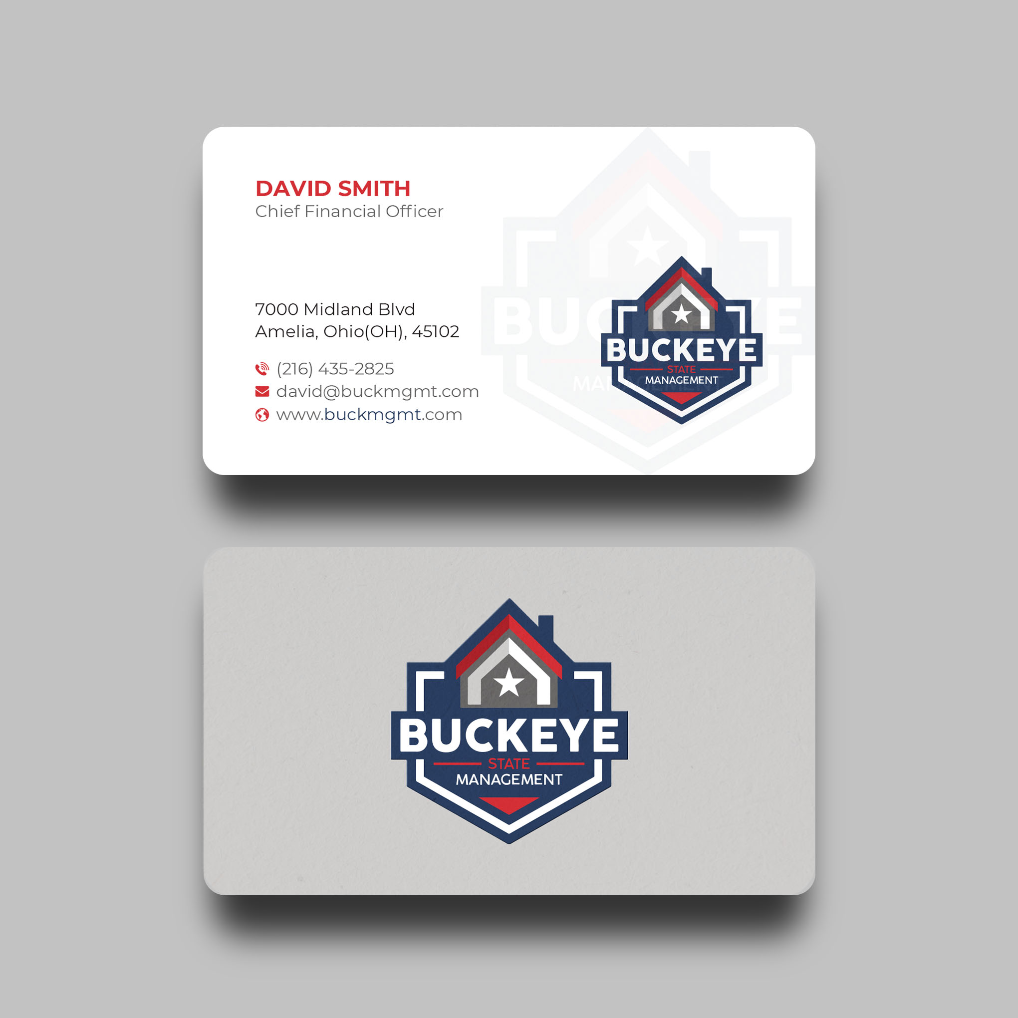 Design de Carte de Visite par Bikash Das pour Buckeye State Management | Design #37191122