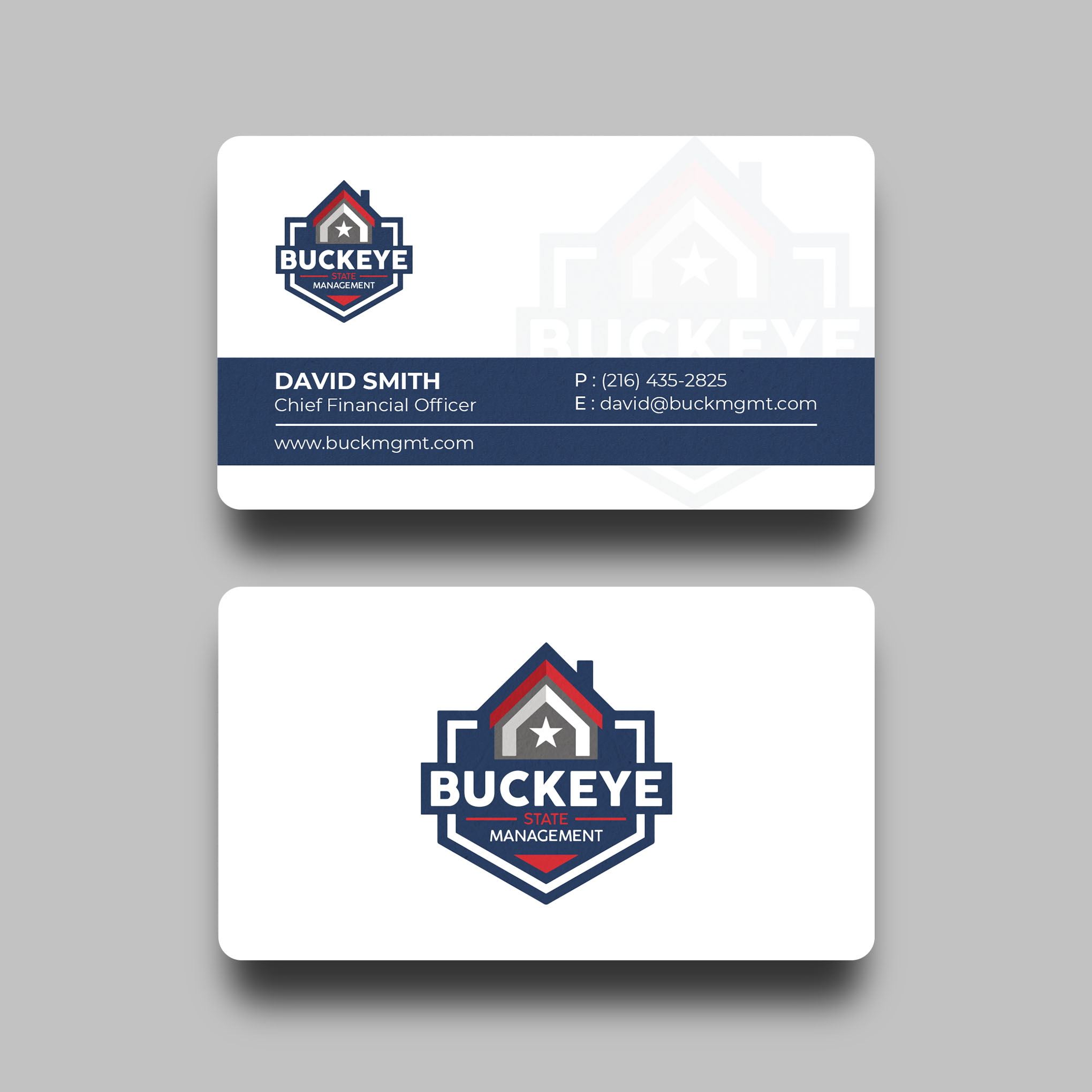 Business Card Design by Bikash Das for Buckeye State Management | Design #37200087